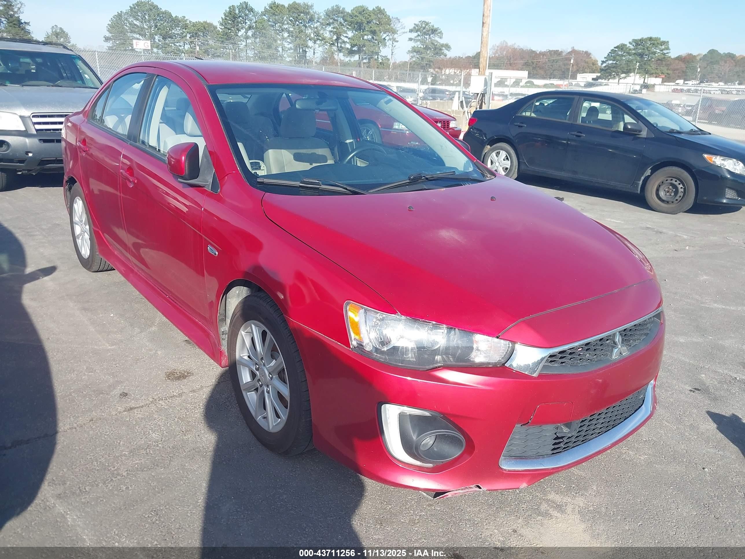 2016 Mitsubishi Lancer ES, VIN JA32U2FU7GU008567 — Repossession