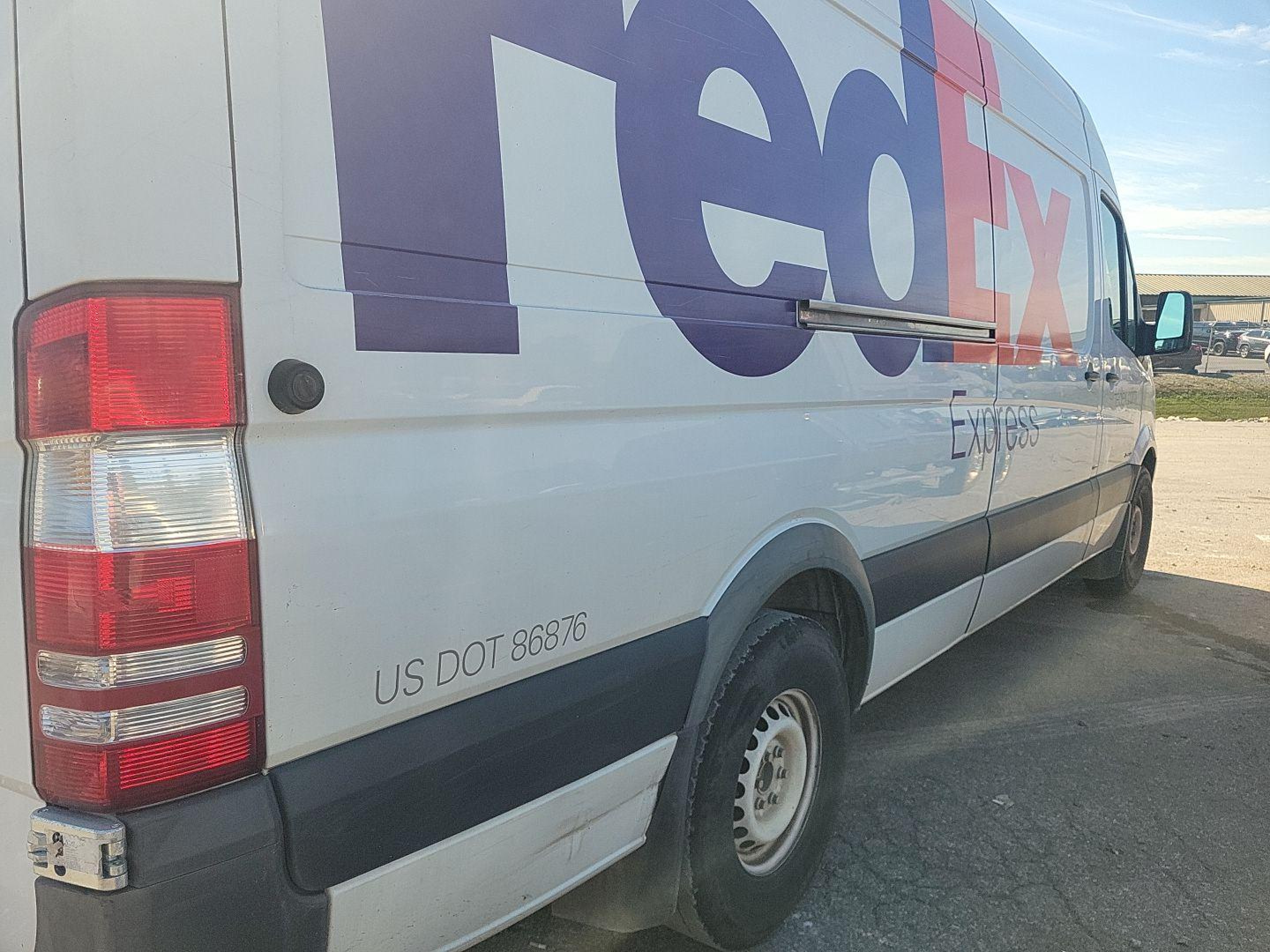 2015 Mercedes-Benz Sprinter Cargo EXT, VIN WD3PE8DBXFP122305 — Normal wear