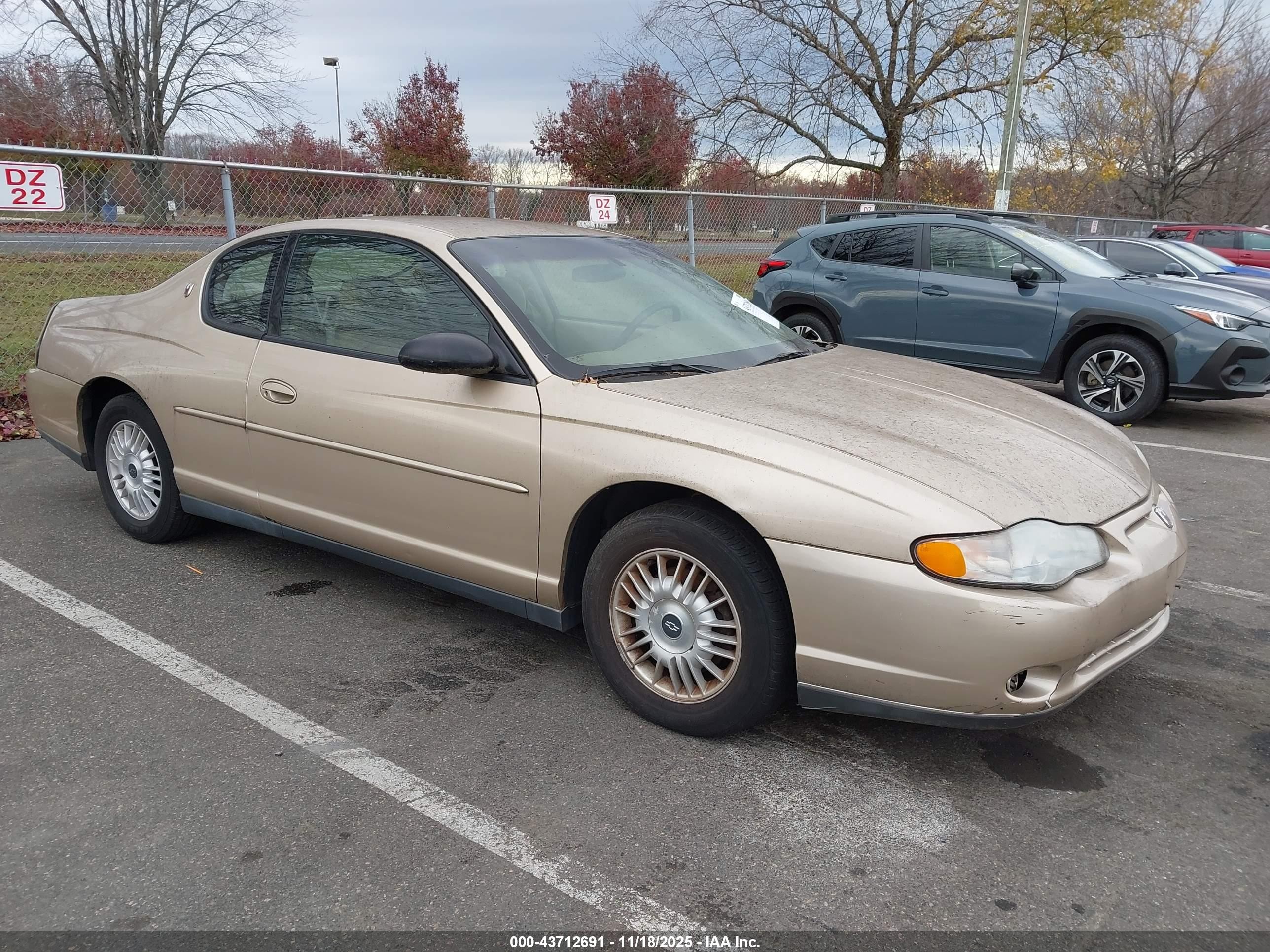 2000 Chevrolet Monte Carlo LS, VIN 2G1WW12E1Y9199223 — Перед