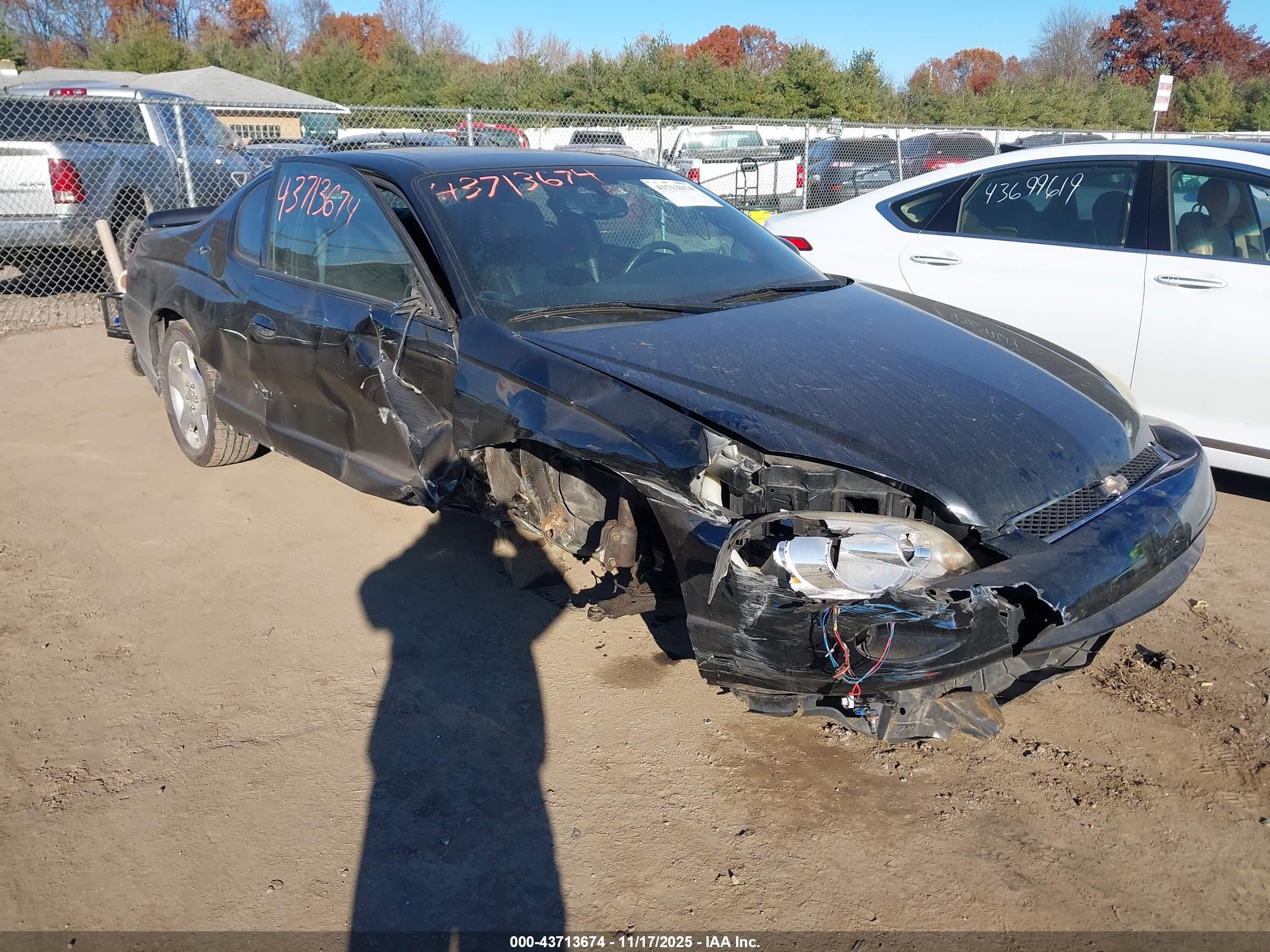 2006 Chevrolet Monte Carlo SS, VIN 2G1WL15CX69215242 — Theft recovery