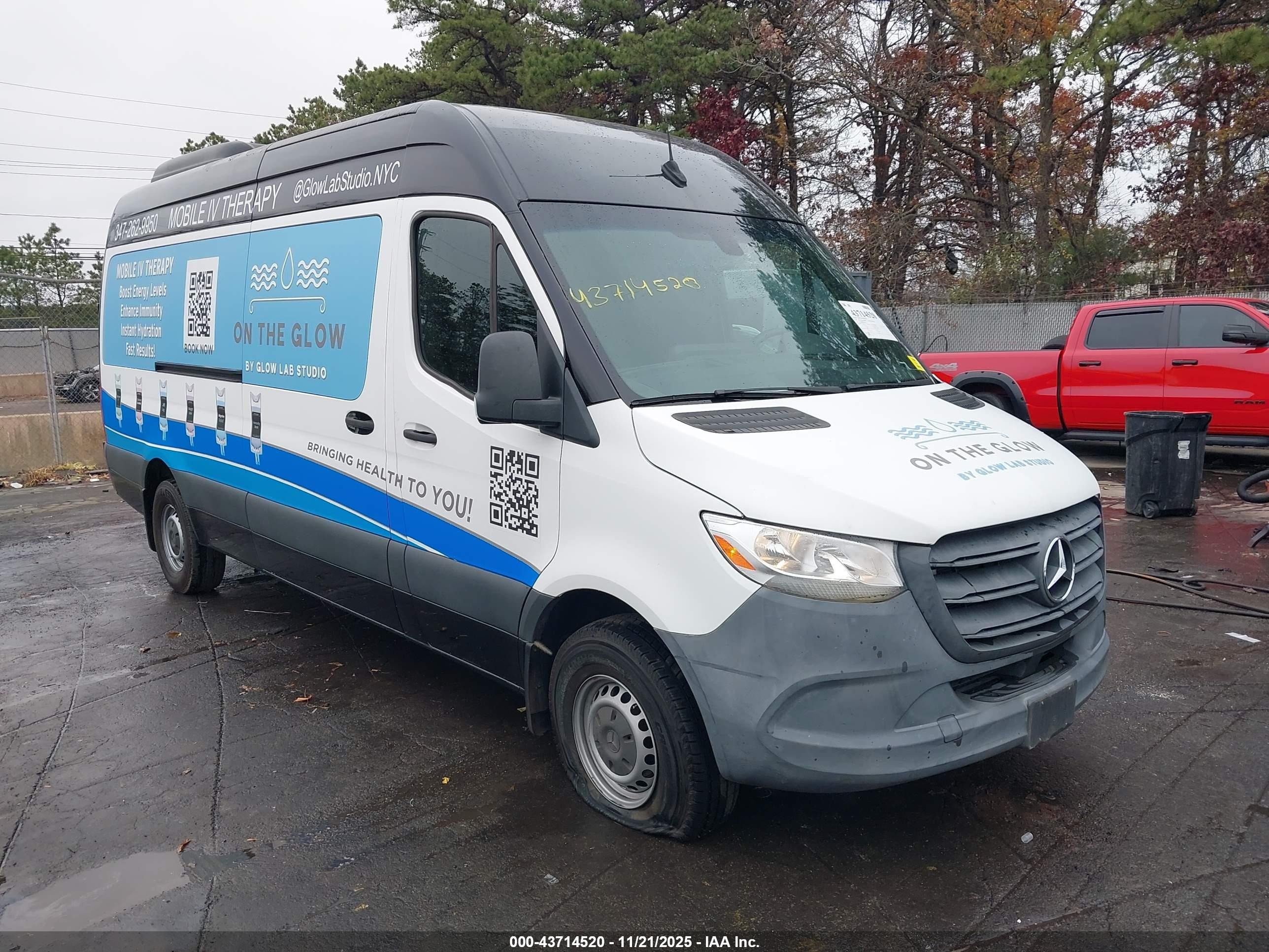 2020 Mercedes-Benz Sprinter, VIN W1Z4EGHY0LT020555 — Water / flood