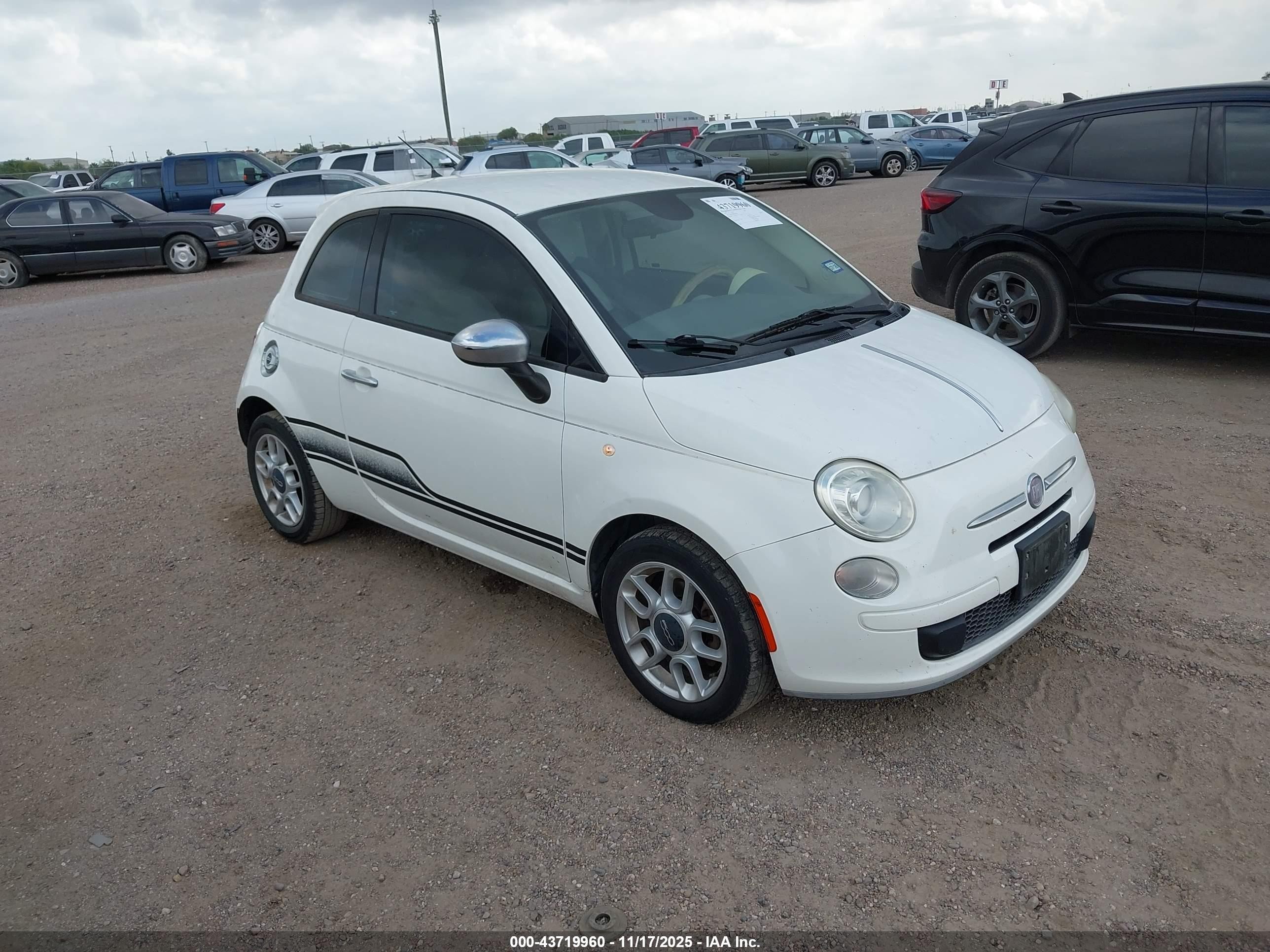 2015 FIAT 500 Pop, VIN 3C3CFFAR0FT501627 — Hail