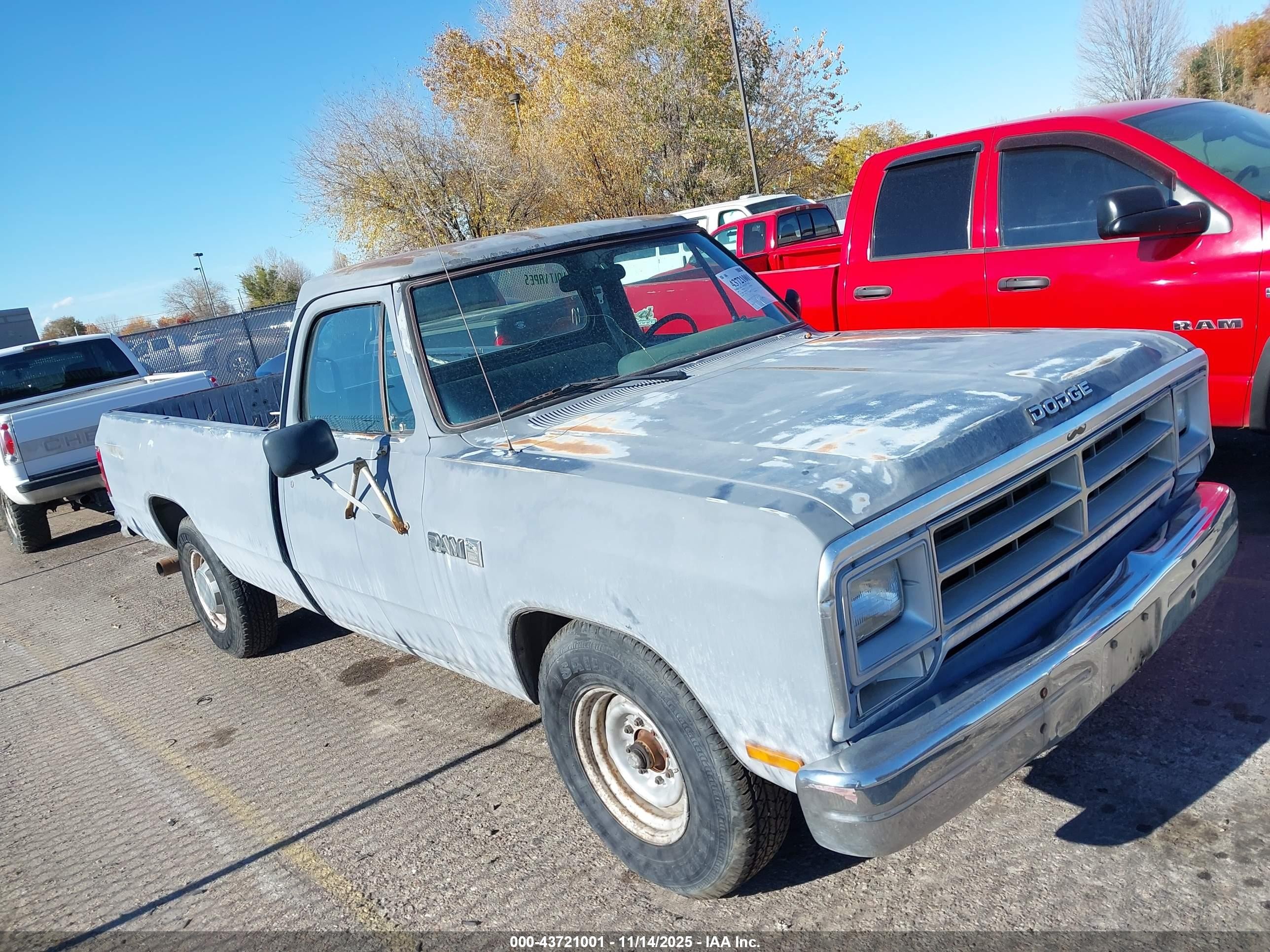 1987 Dodge D Series, VIN 1B7KD2452HS396351 — По всему кузову