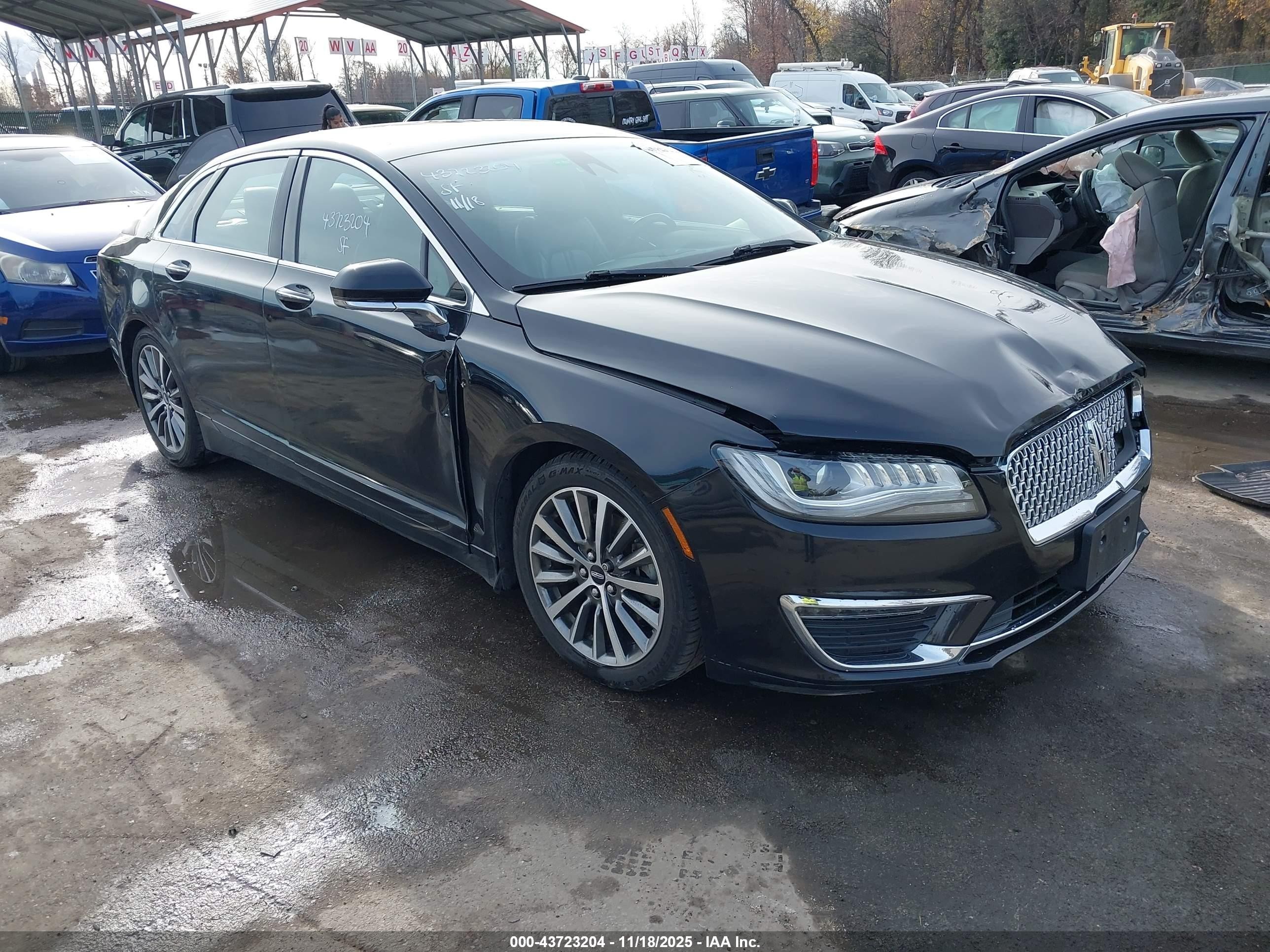 2019 Lincoln MKZ Standard, VIN 3LN6L5A98KR623358 — Theft recovery