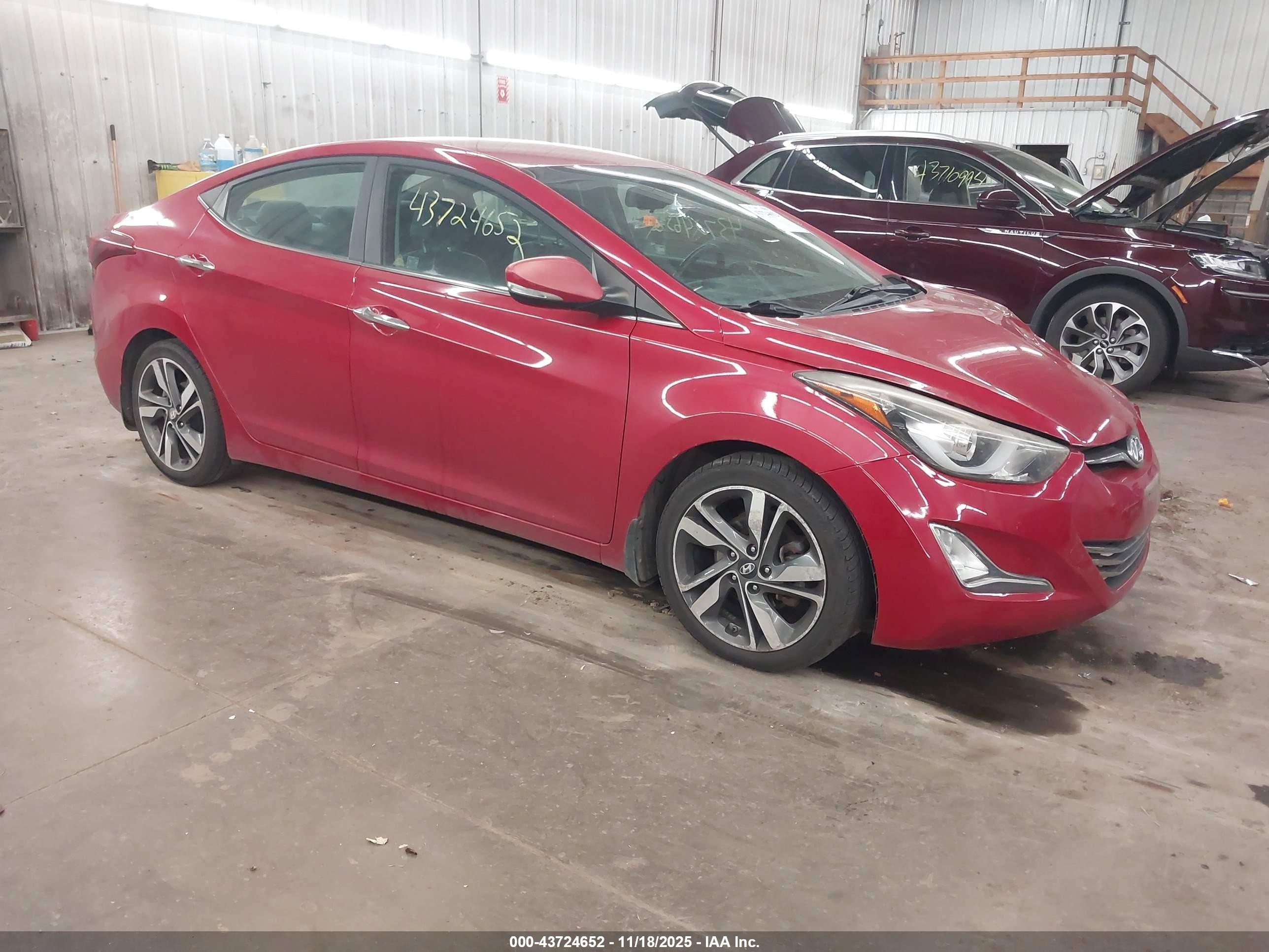 2015 Hyundai Elantra SE, VIN KMHDH4AE6FU327530 — Front end