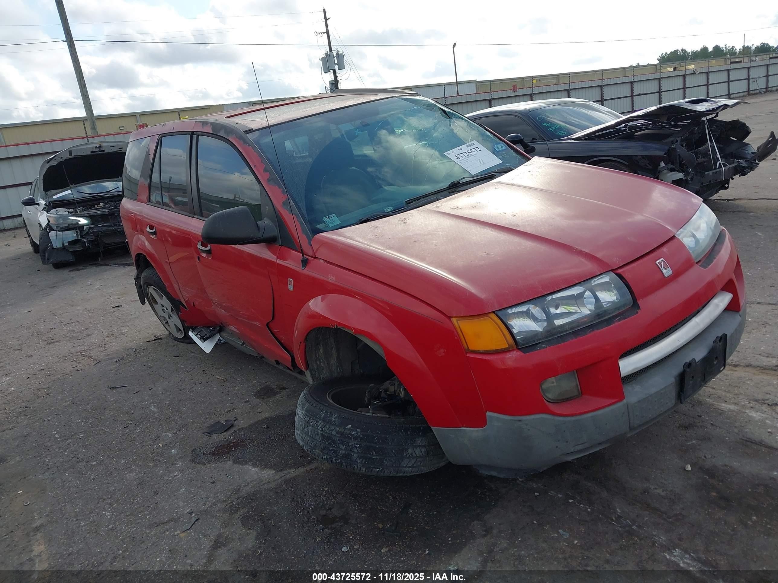 2004 Saturn VUE V6, VIN 5GZCZ53444S813168 — Опрокидывание