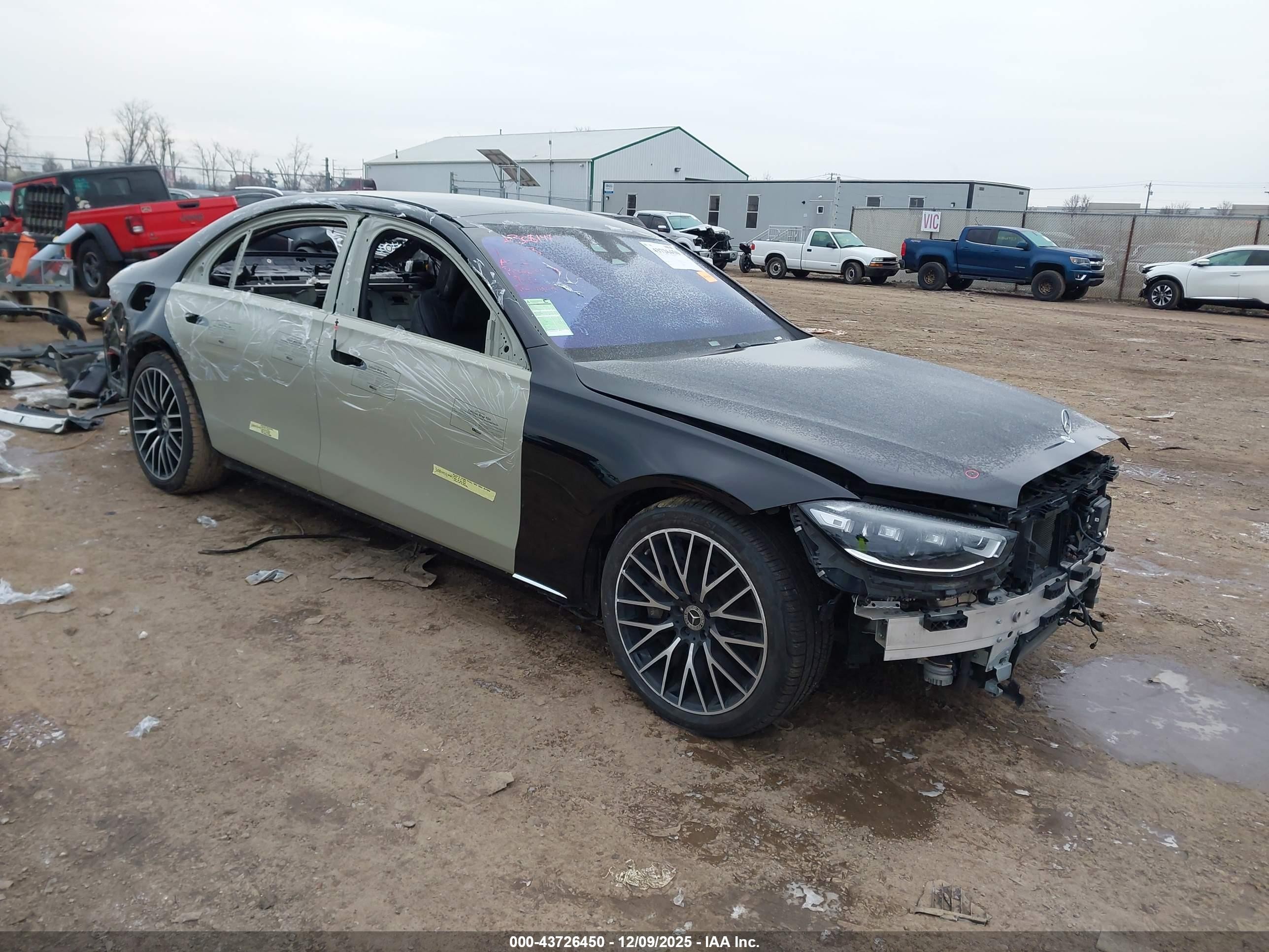 2022 Mercedes-Benz S 500, VIN W1K6G6DB7NA165782 — All over