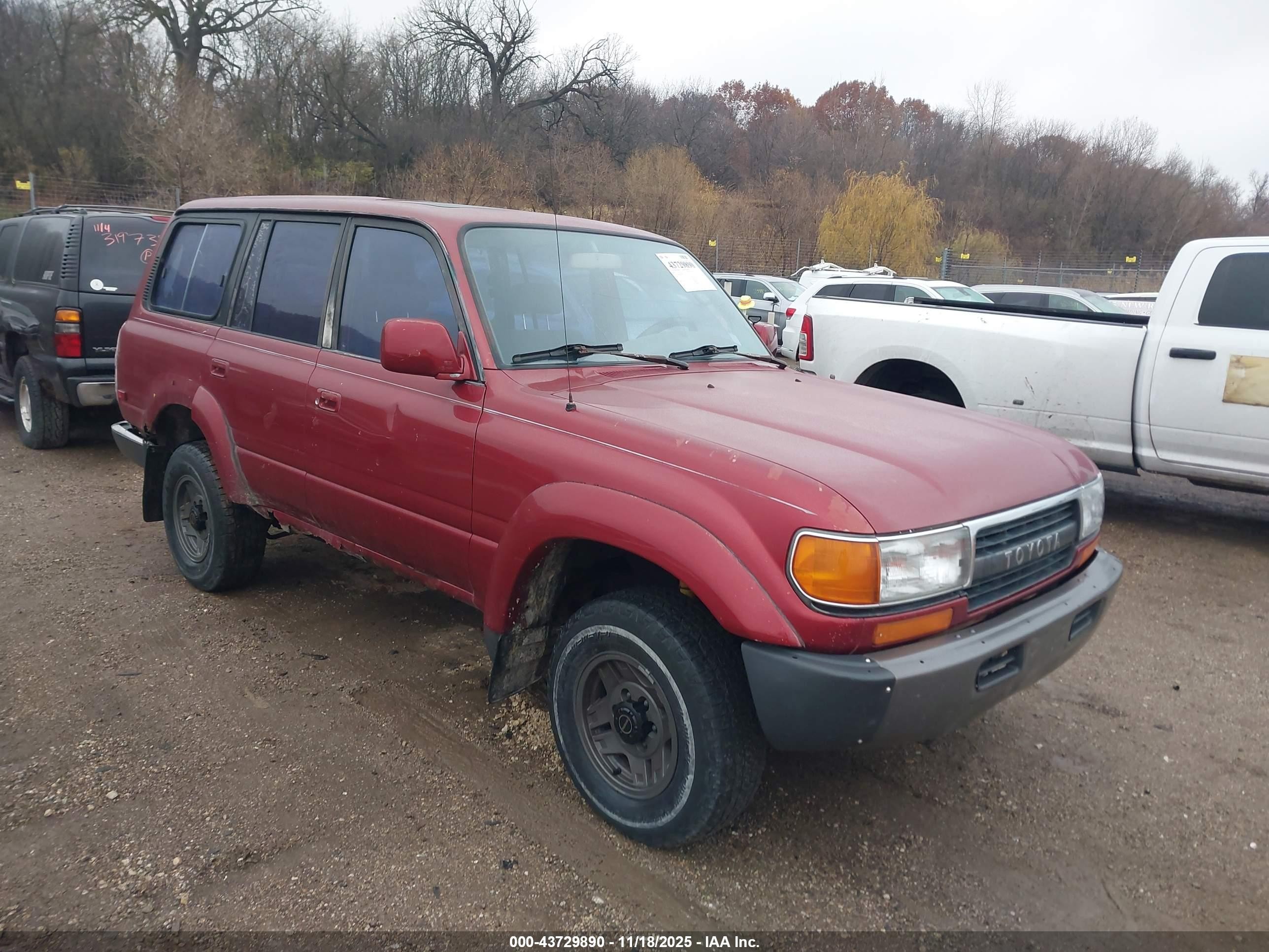 1991 Toyota Land Cruiser, VIN JT3FJ80W1M0030466 — Rear end