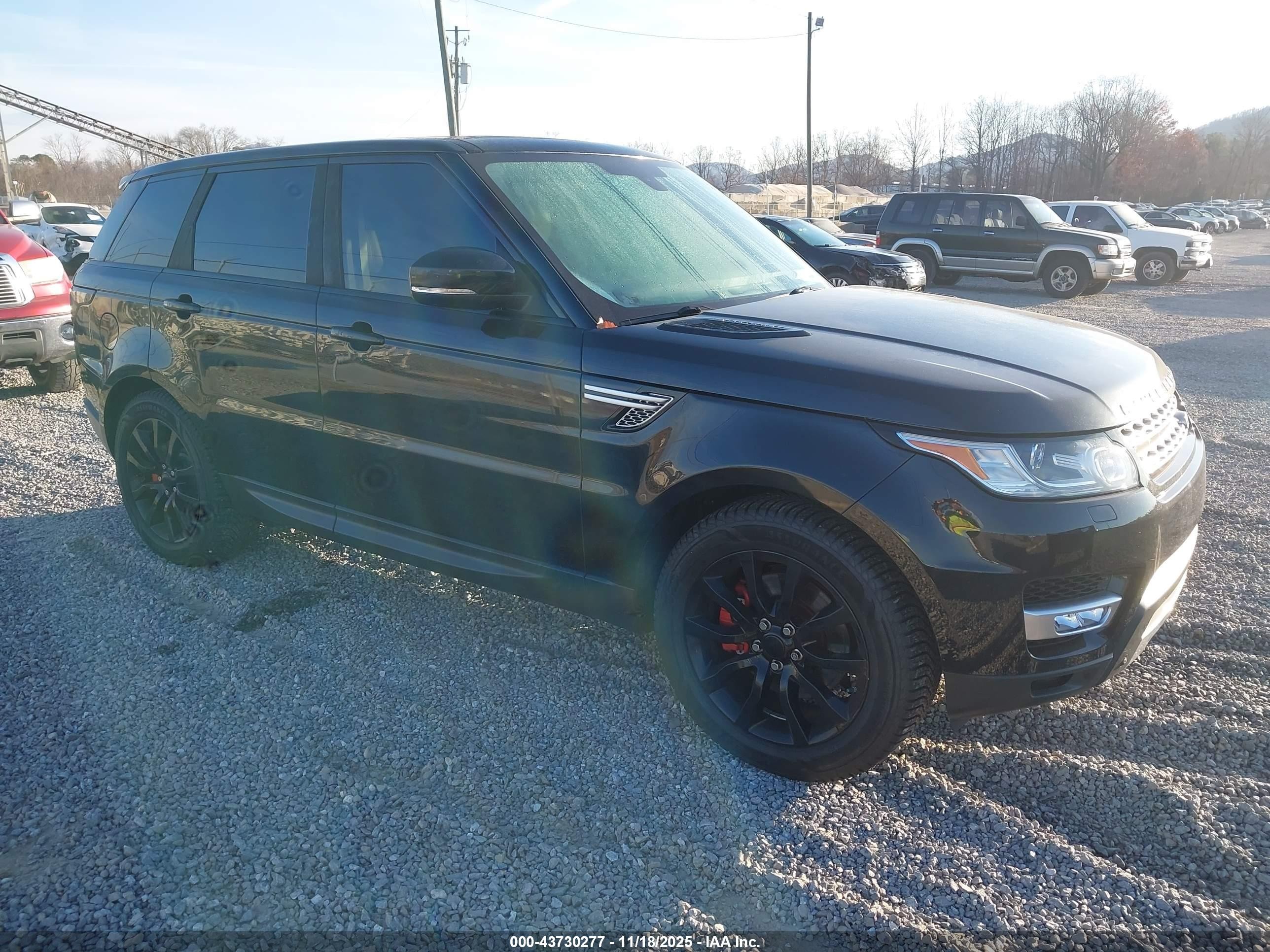 2015 Land Rover Range Rover Sport HSE, VIN SALWR2VF4FA527589 — Fresh water flood