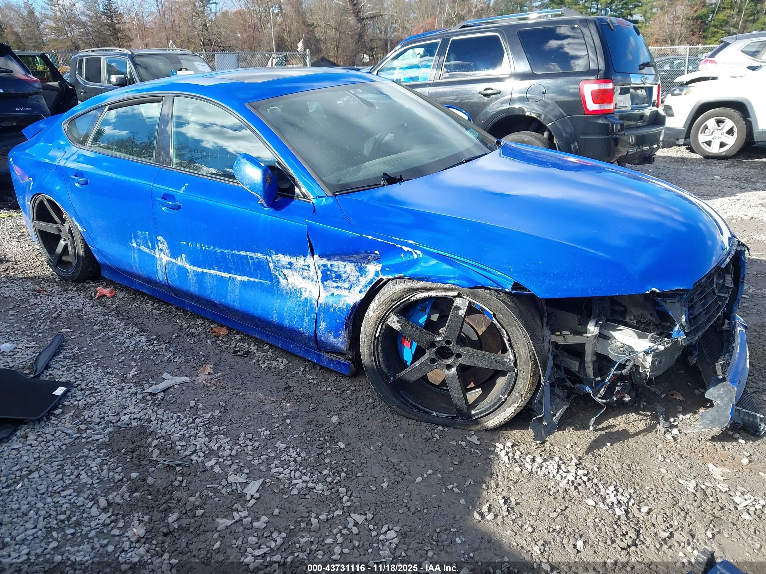 2014 Audi S7 Prestige, VIN WAUW2AFC4EN016446 — Front end