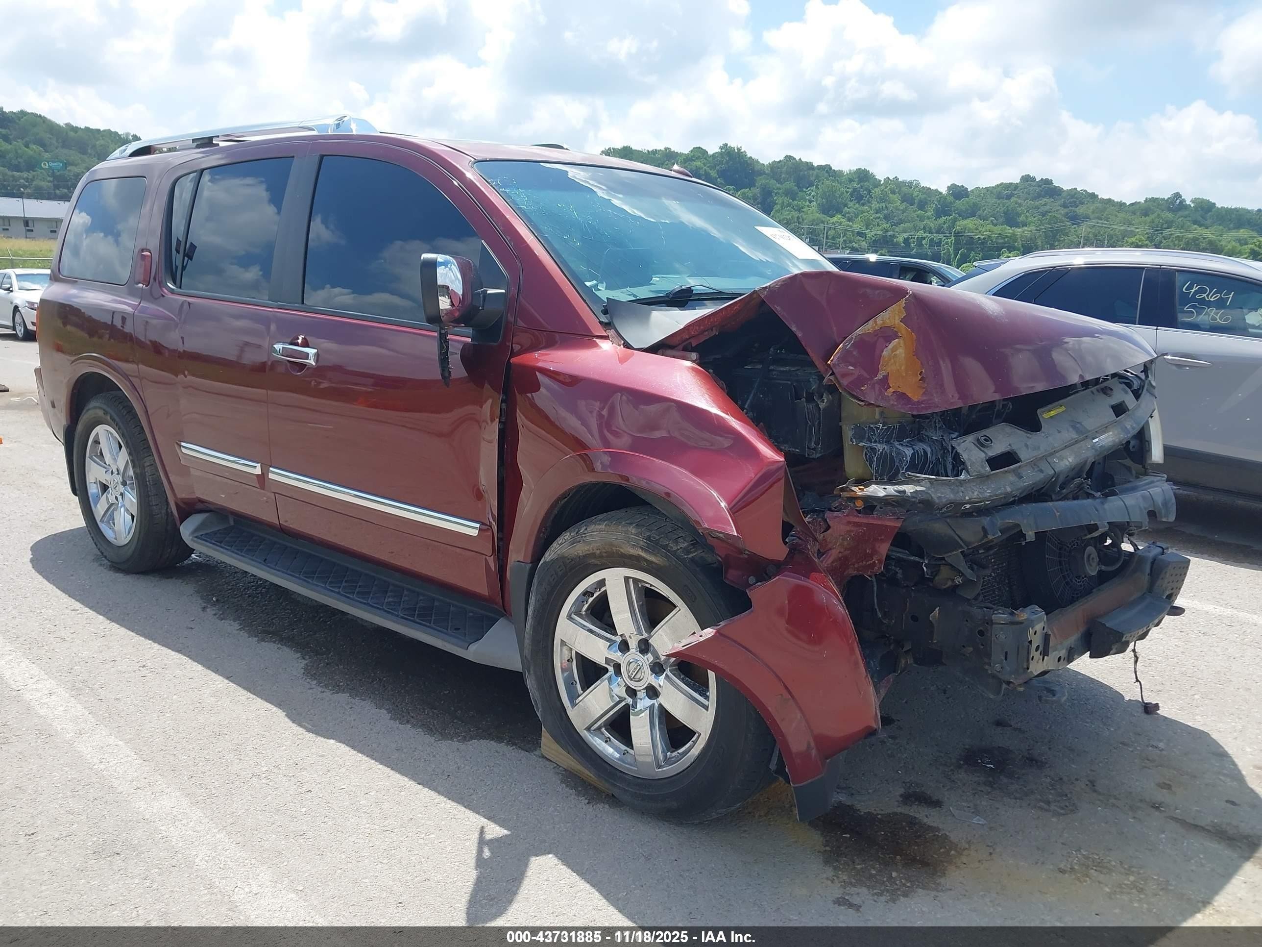 2012 Nissan Armada Platinum, VIN 5N1AA0NE4CN612419 — All over