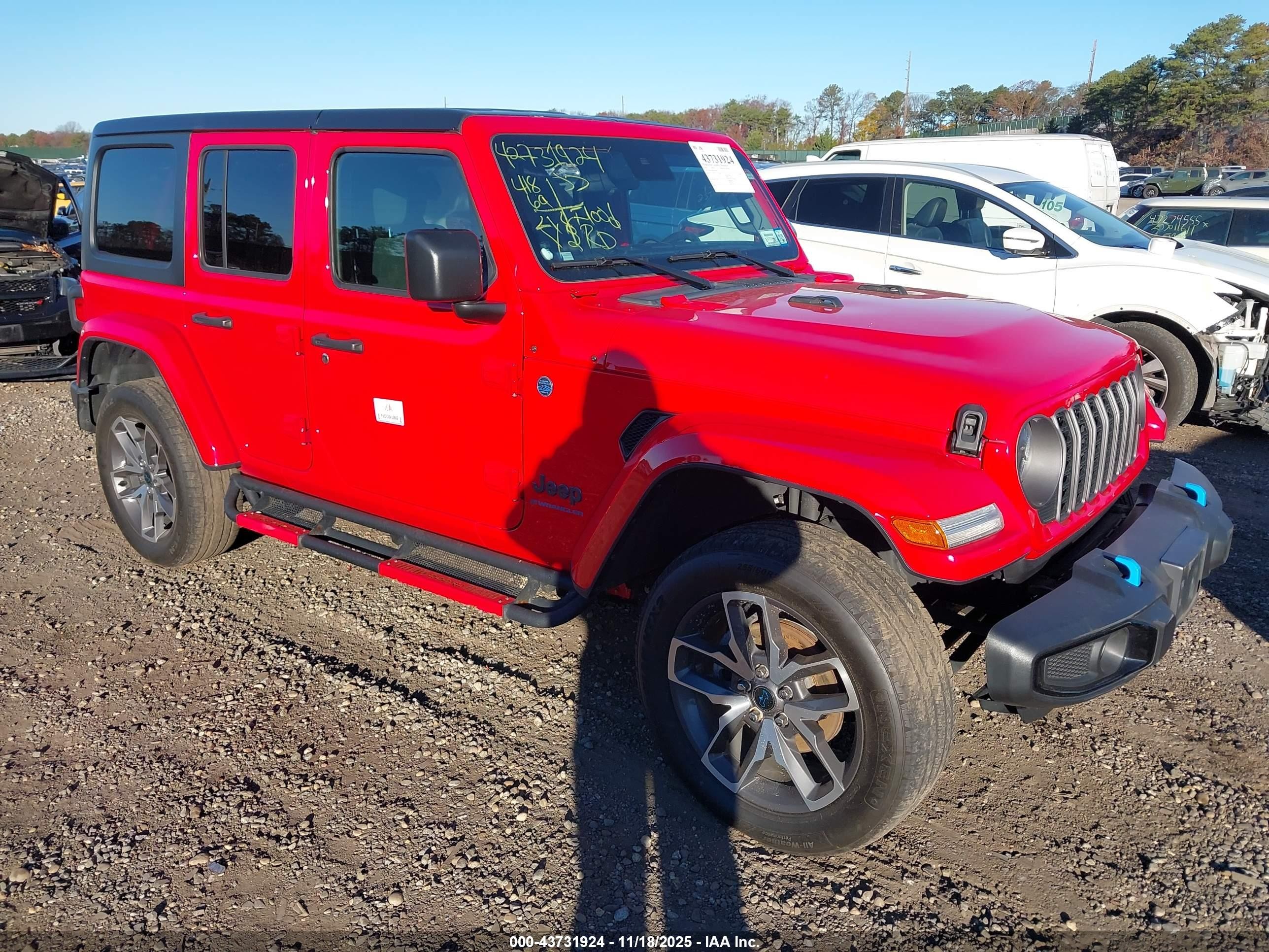 2024 Jeep Wrangler Willys, VIN 1C4RJXN64RW161200 — Water / flood