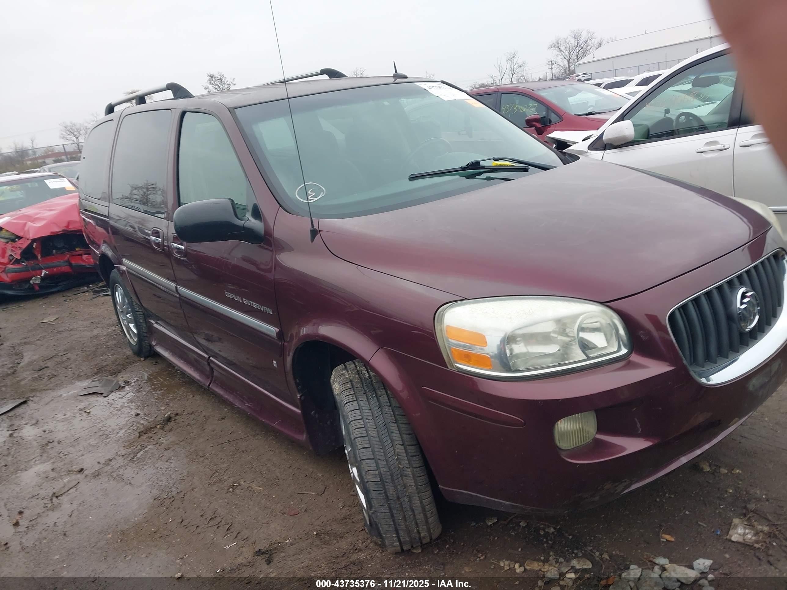 2007 Buick Terraza CXL, VIN 4GLDV13127D142672 — Бок