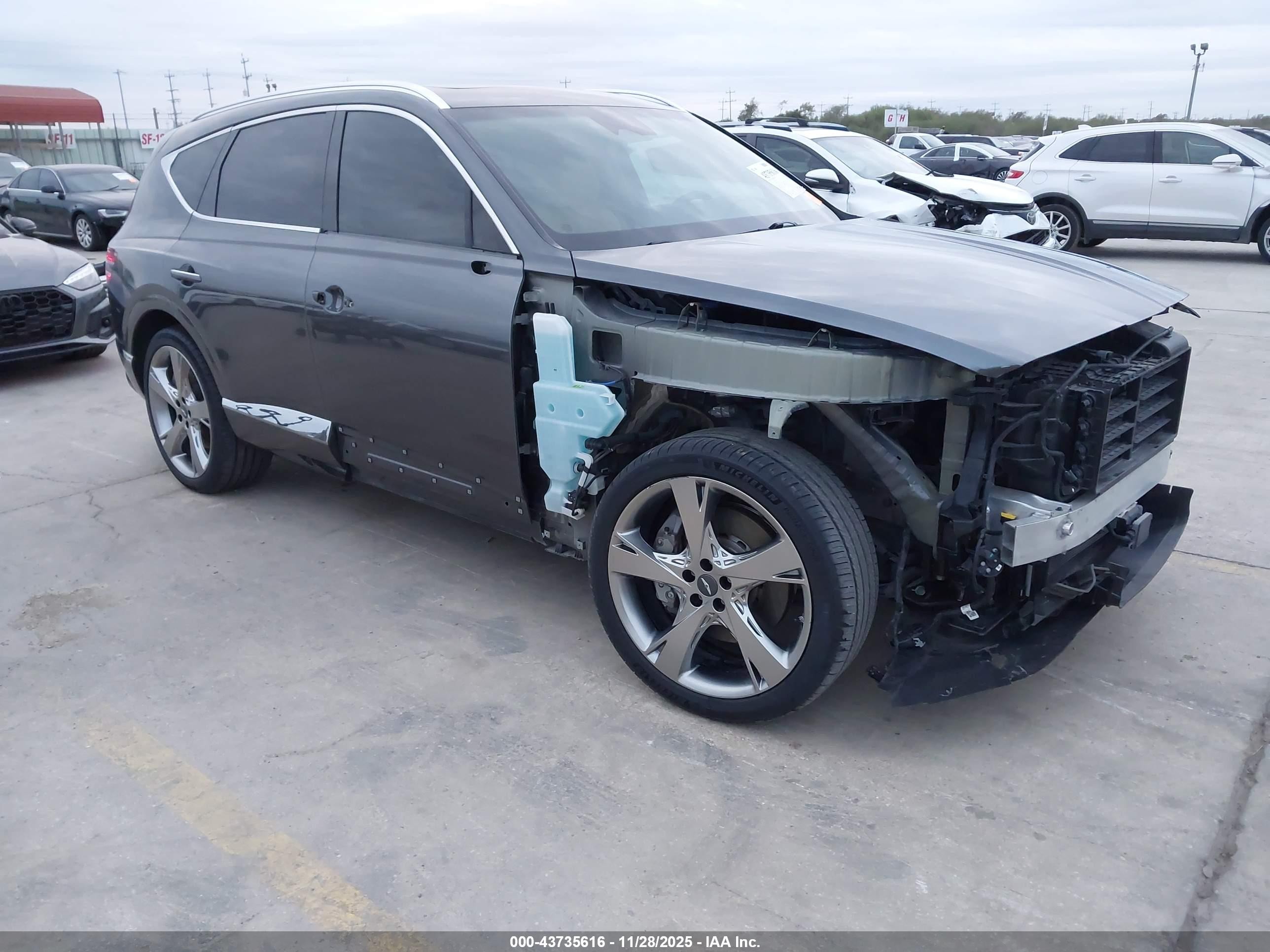 2023 Genesis GV80, VIN KMUHBDSB1PU121347 — Front end
