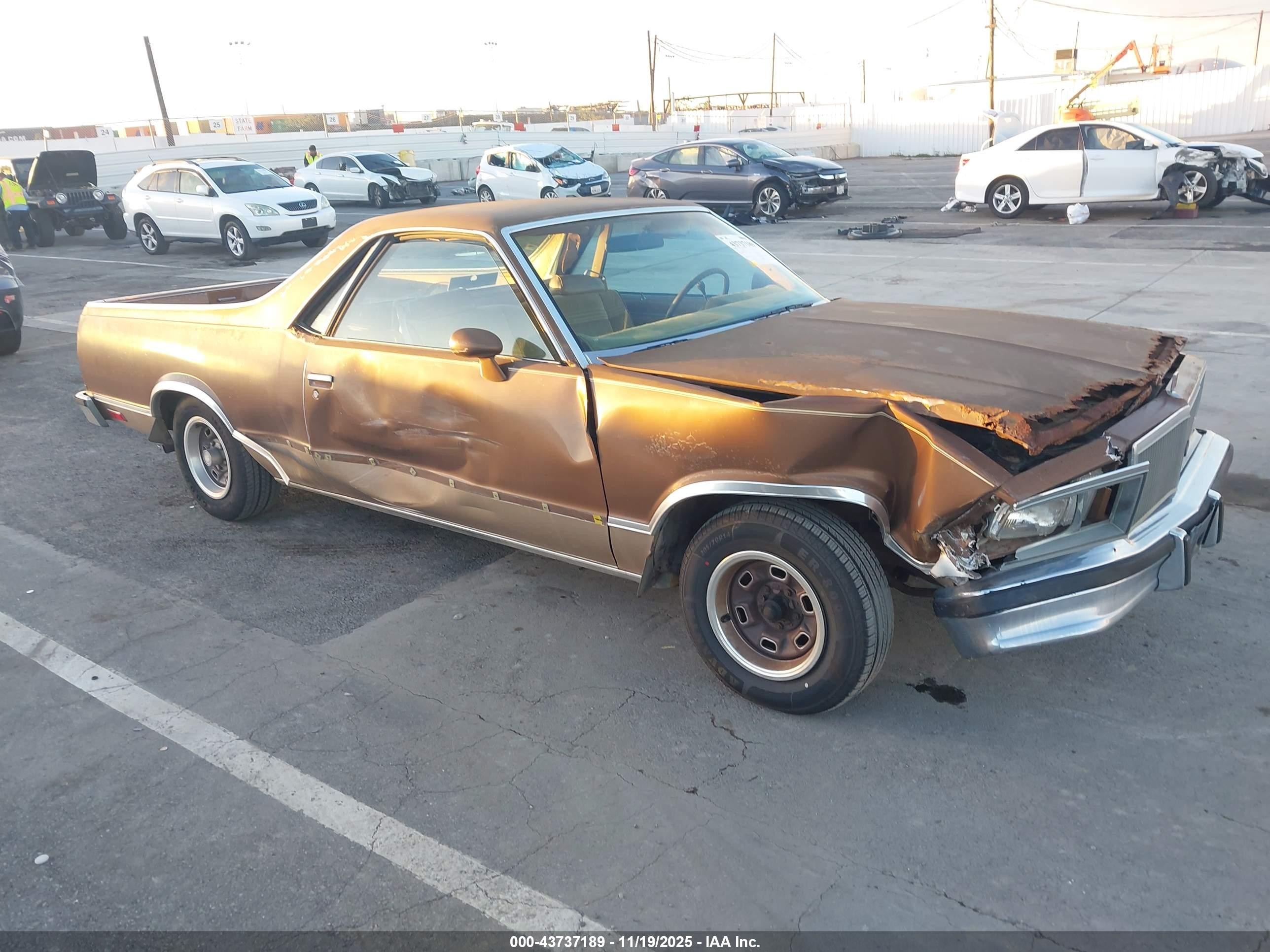 1980 GMC Caballero, VIN TW80HAZ500510 — Перед