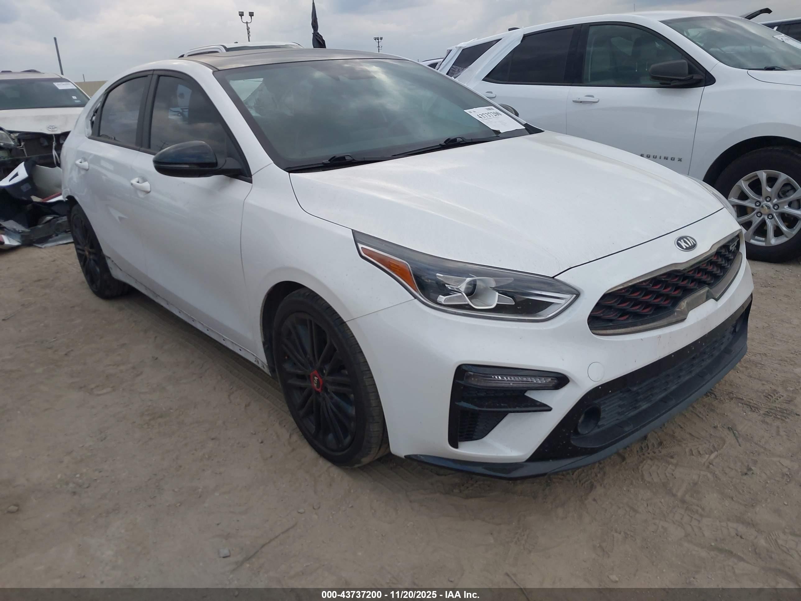 2021 Kia Forte GT, VIN 3KPF44AC0ME401365 — Rear end