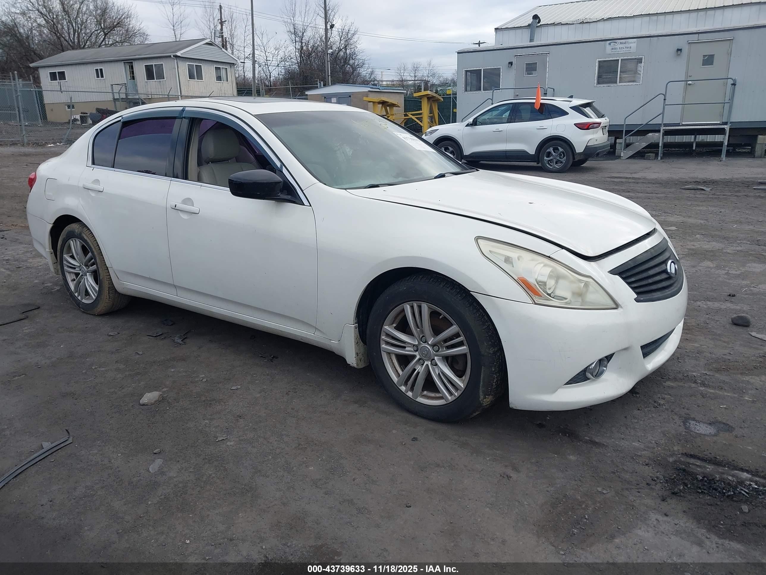 2010 Infiniti G37 x, VIN JN1CV6AR1AM453636 — Interior fire