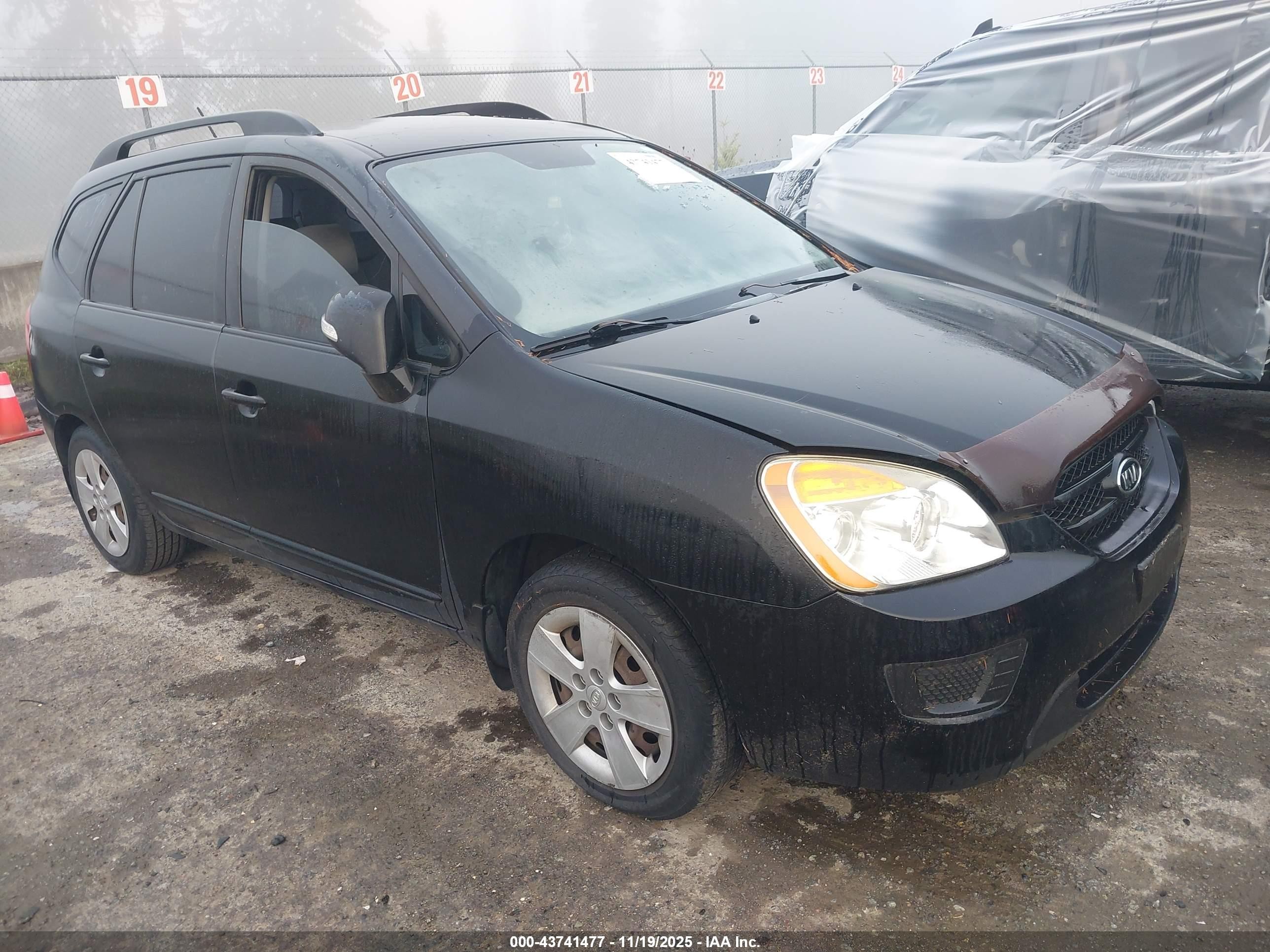 2010 Kia Rondo, VIN KNAHG8C90A7305401 — Rear end
