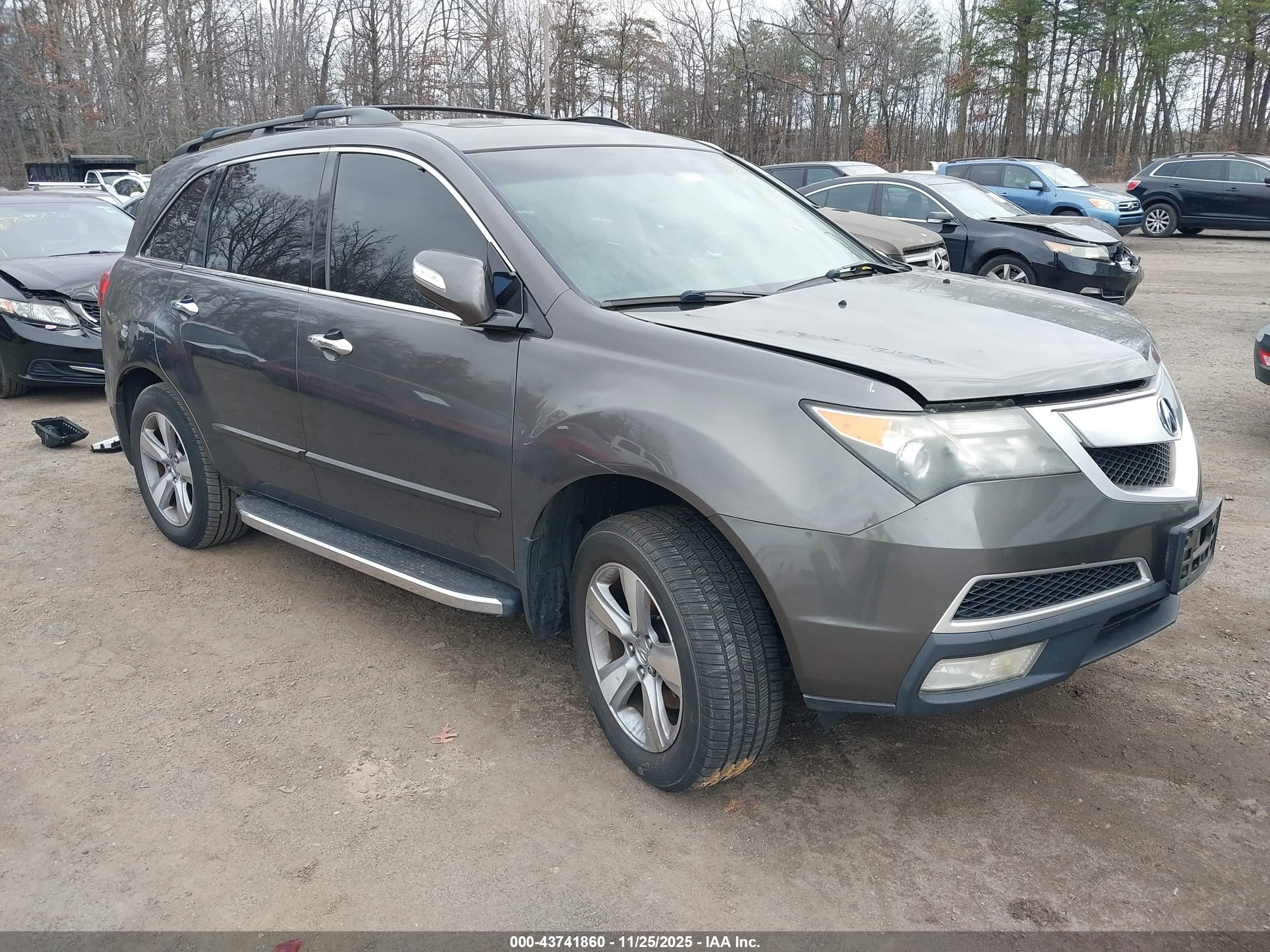 2012 Acura MDX Technology, VIN 2HNYD2H36CH548418 — Stripped