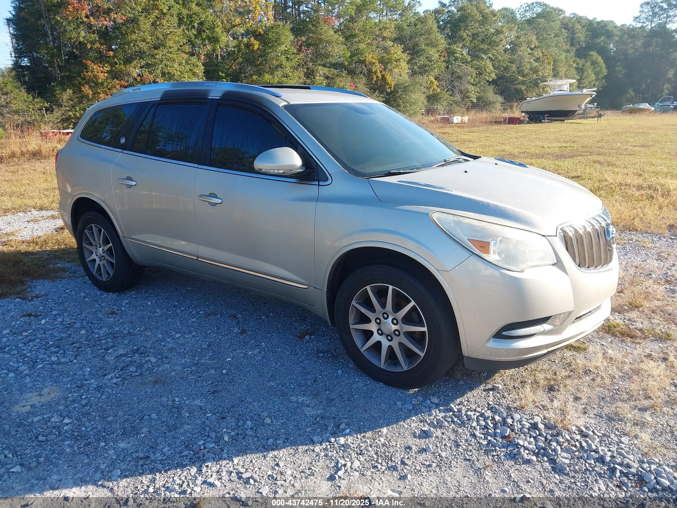 2016 Buick Enclave Leather, VIN 5GAKRBKDXGJ288612 — Interior fire