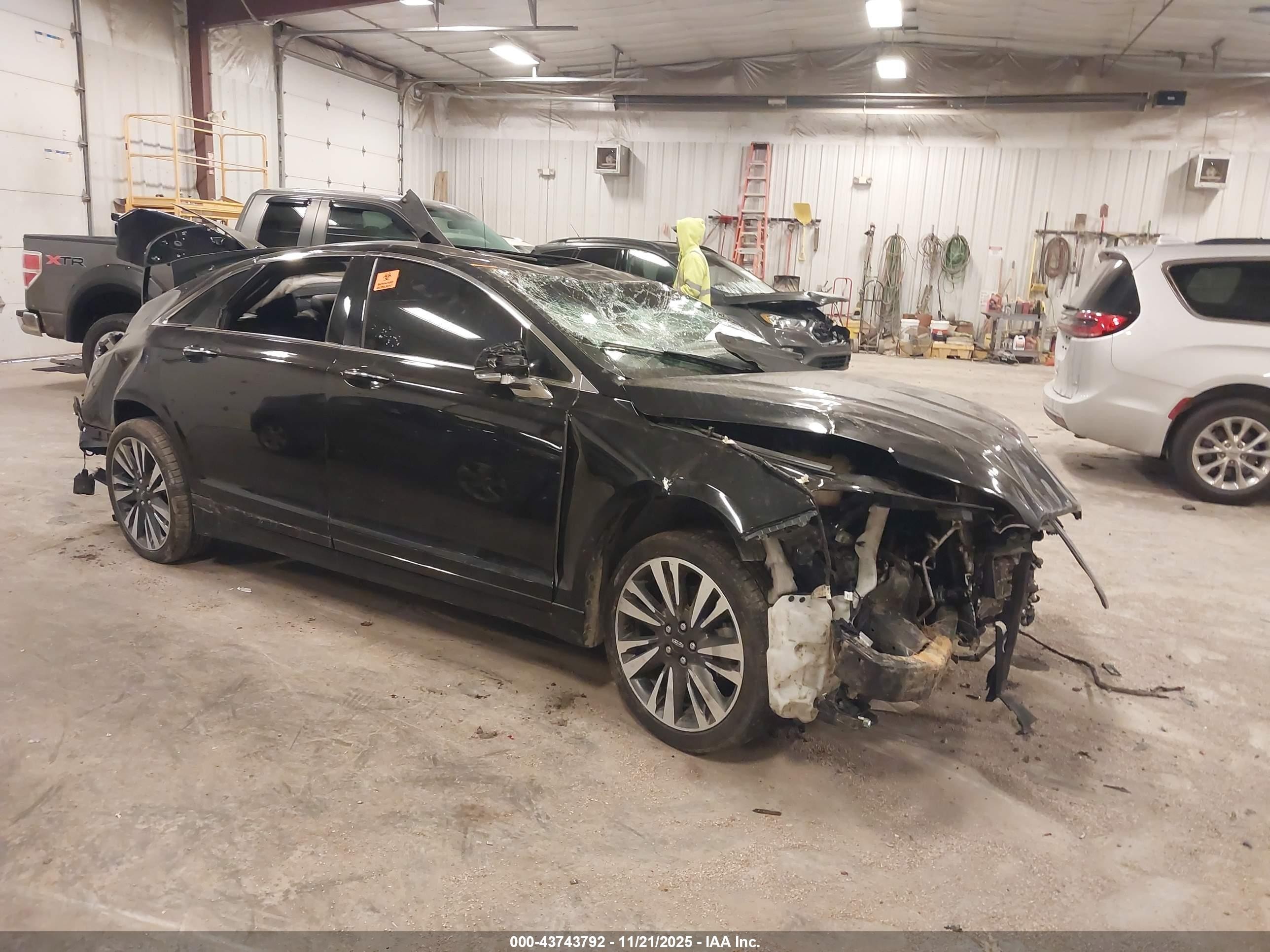 2019 Lincoln MKZ Hybrid Reserve II, VIN 3LN6L5MU4KR617525 — Biohazard / chemical