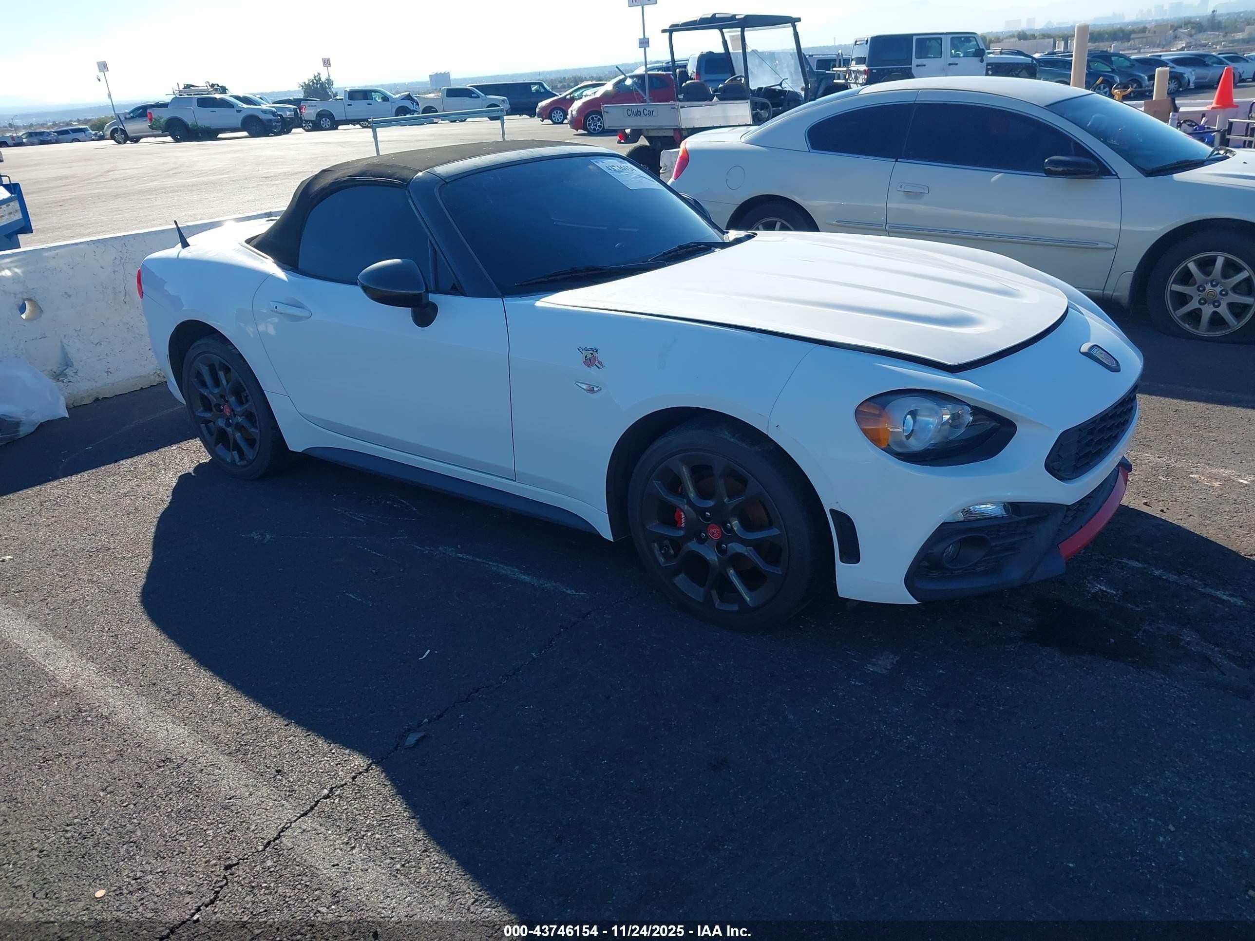 2017 FIAT 124 Spider Elaborazione Abarth, VIN JC1NFAEK2H0117723 — Repossession