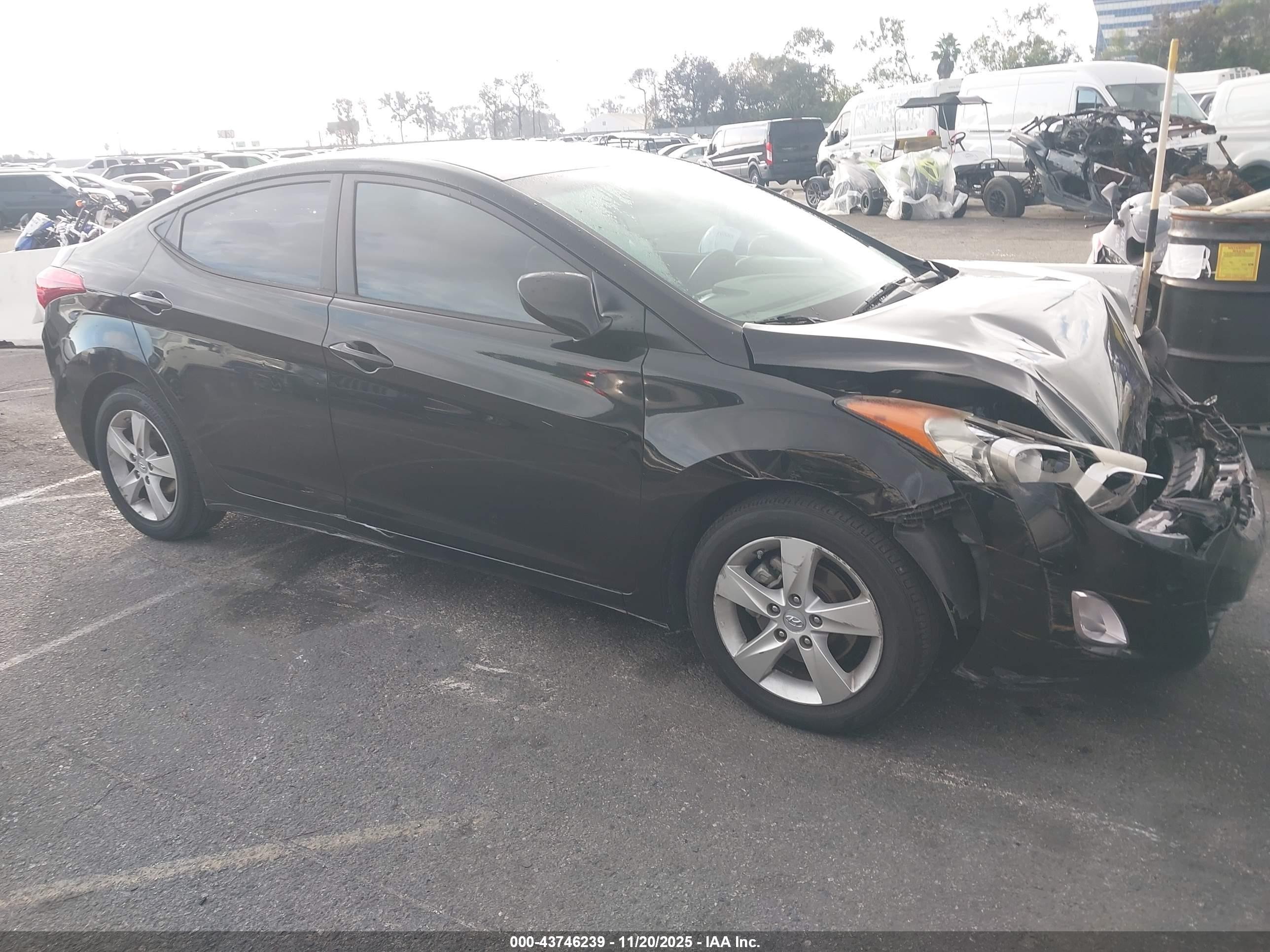 2012 Hyundai Elantra GLS, VIN KMHDH4AE6CU191203 — Front end