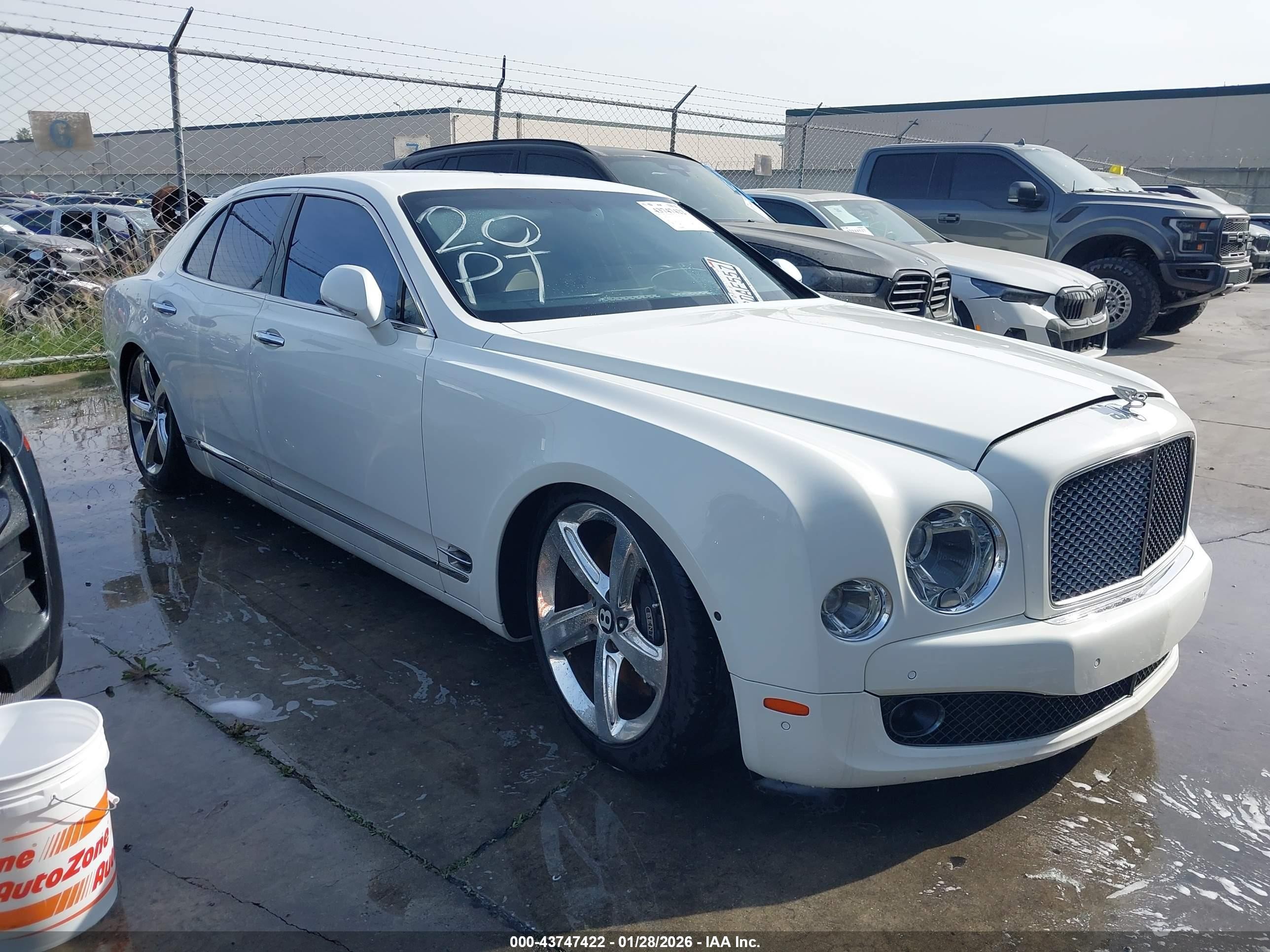 2016 Bentley Mulsanne, VIN SCBBG7ZH3GC002262 — Фото с аукциона