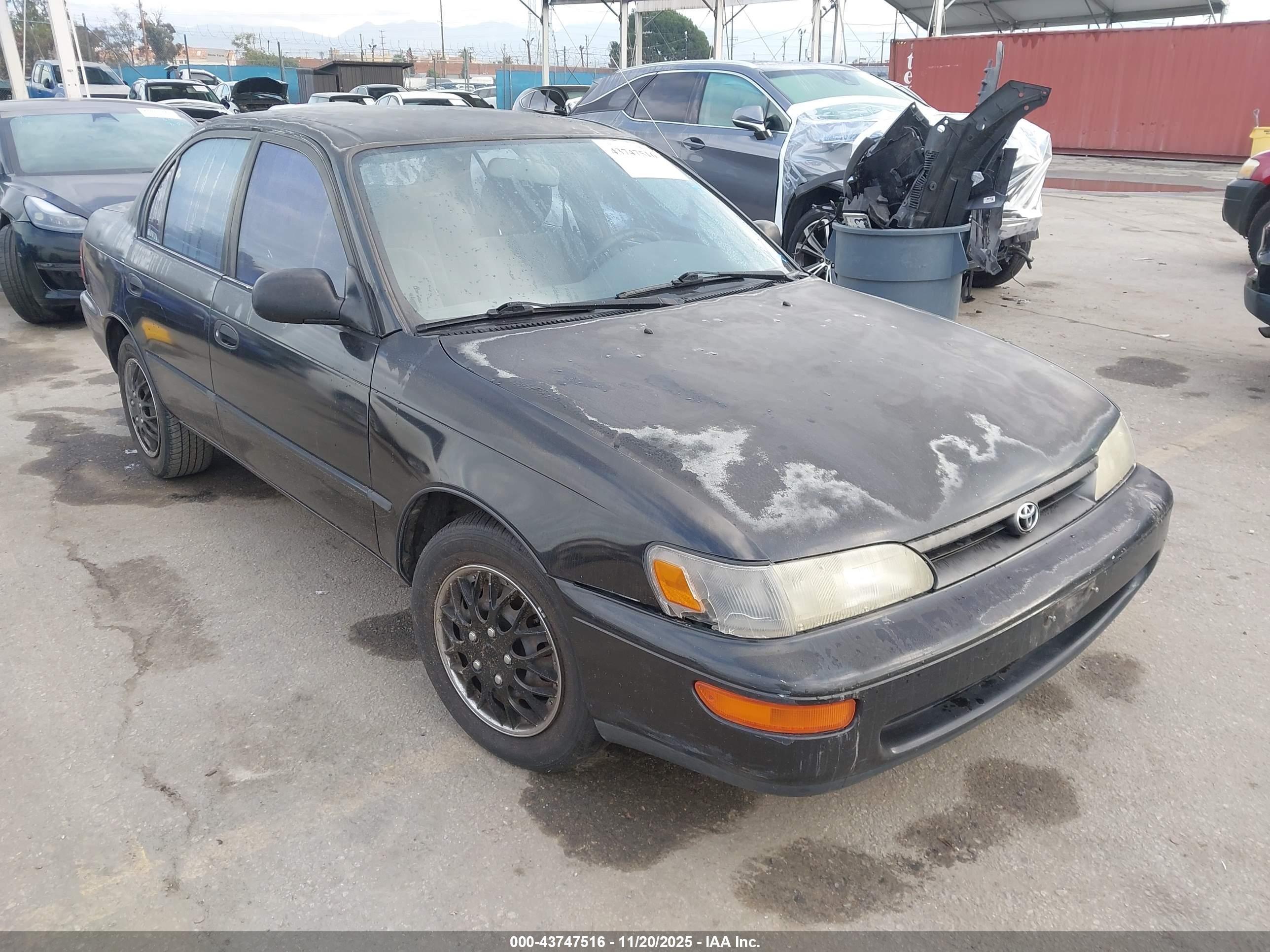 1995 Toyota Corolla DX, VIN JT2AE09B2S0099832 — Not stated