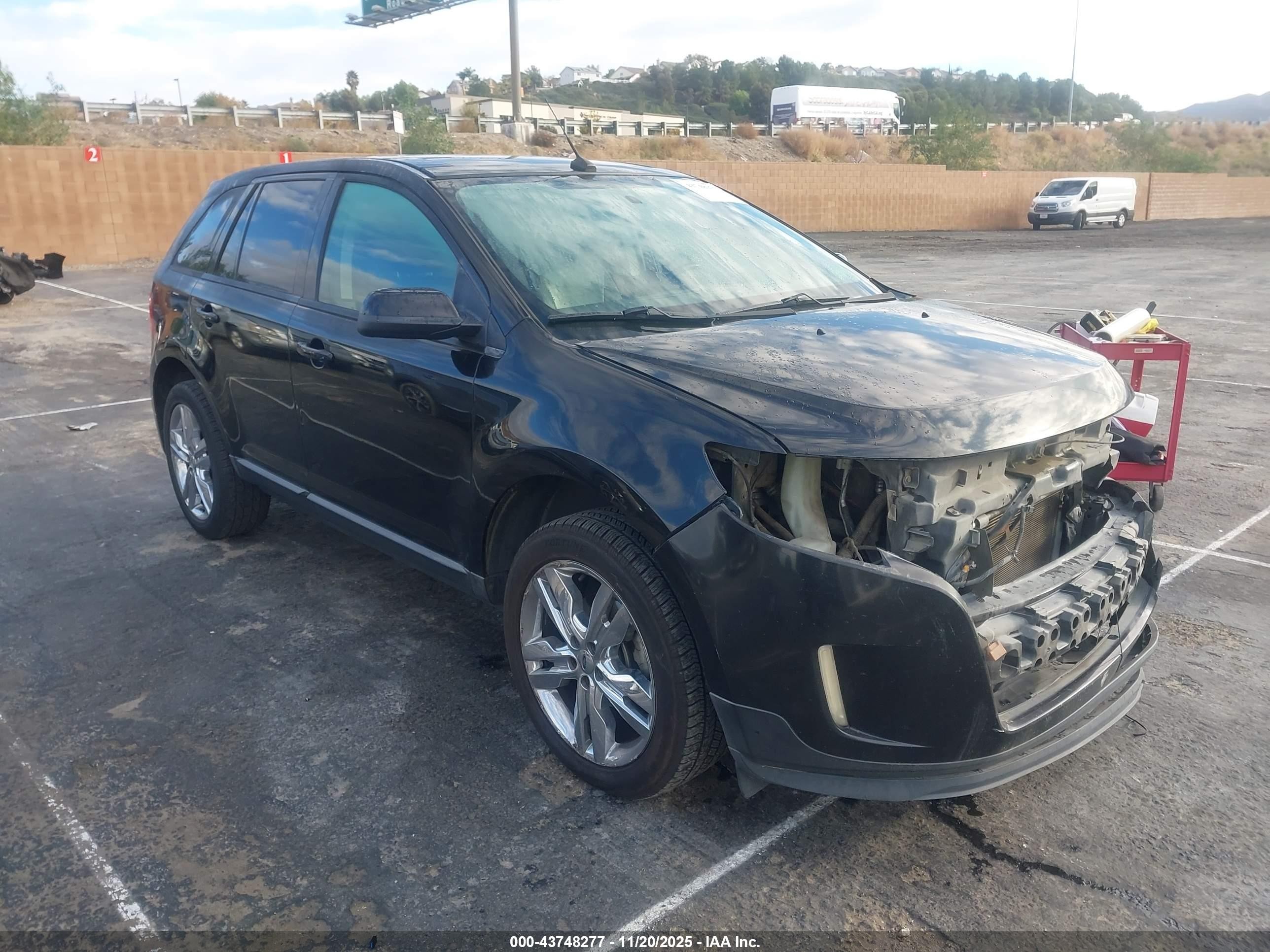 2013 Ford Edge SEL, VIN 2FMDK3JC9DBA36596 — Front end