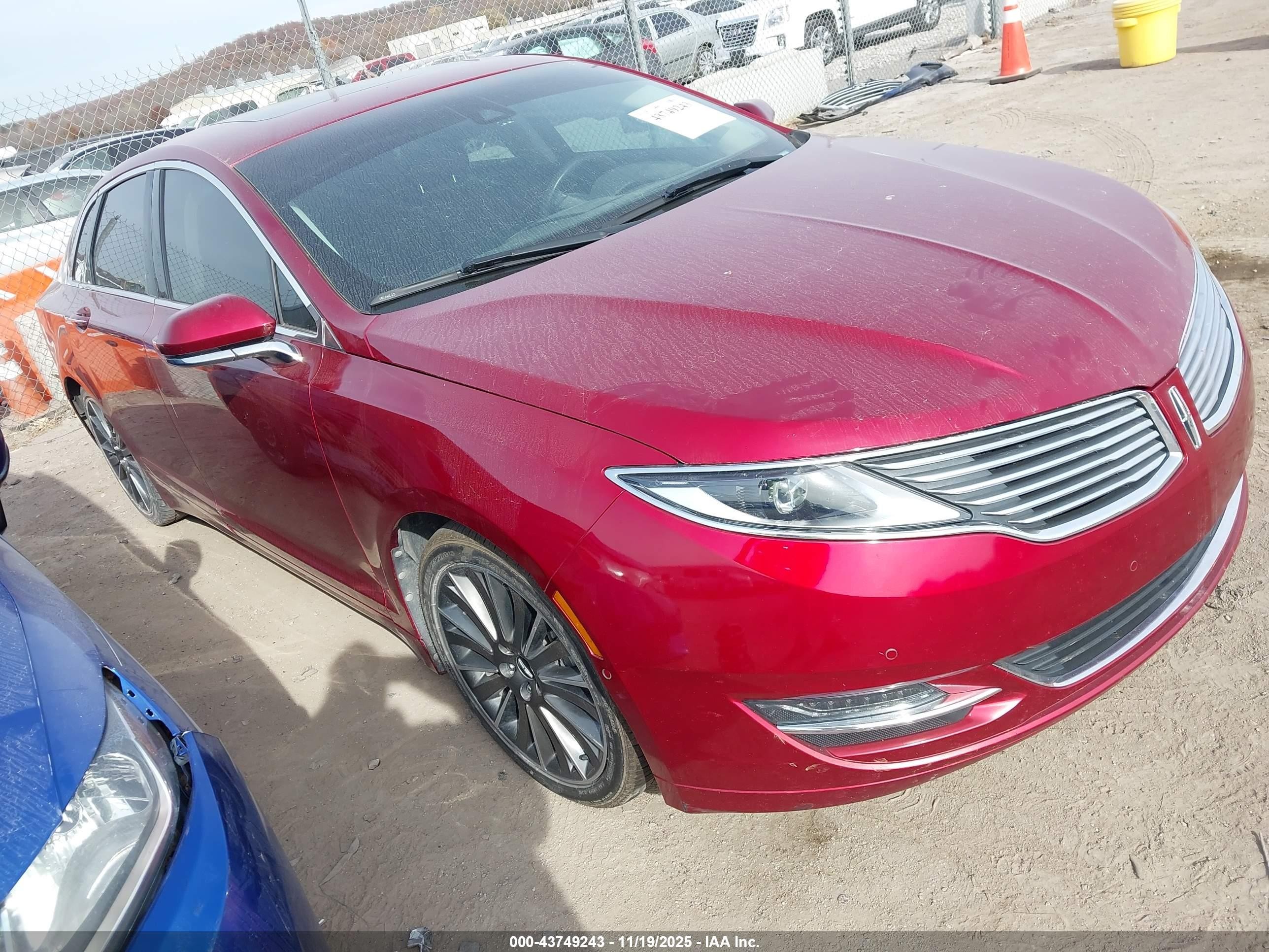 2013 Lincoln MKZ Hybrid, VIN 3LN6L2LU2DR805933 — Electrical