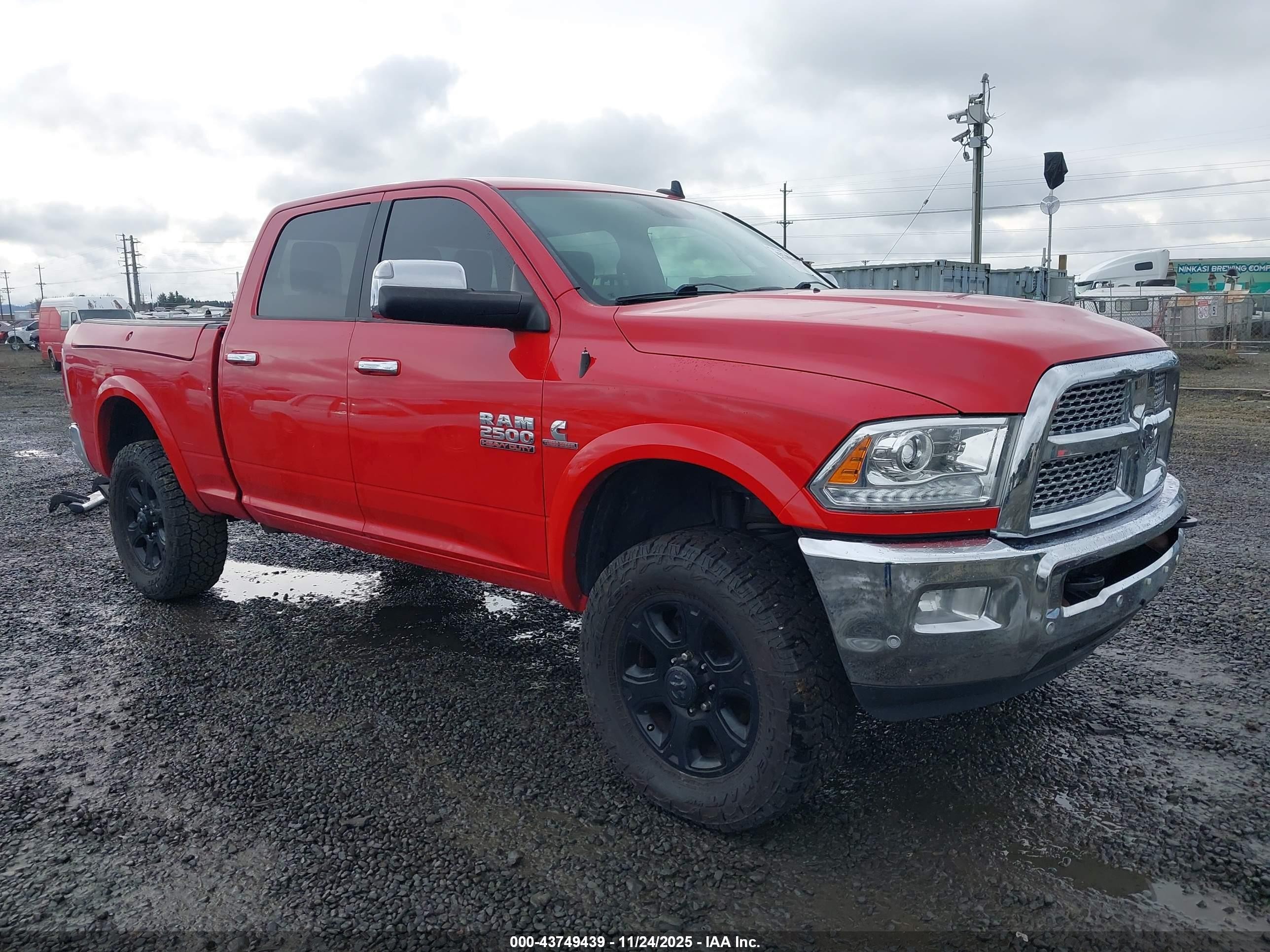 2017 Ram 2500 Laramie, VIN 3C6UR5FL4HG667996 — Vandalism