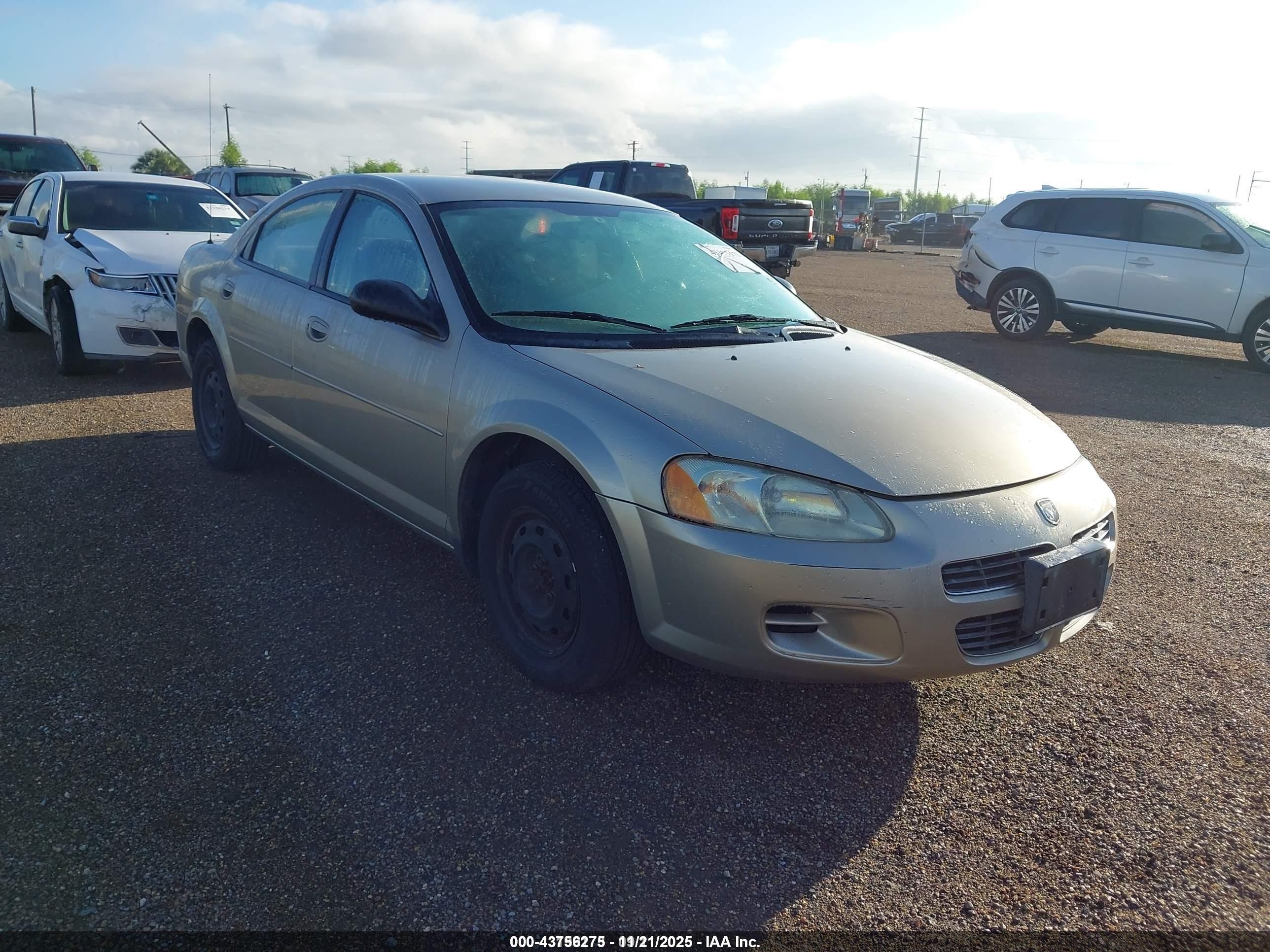 2002 Dodge Stratus SE, VIN 1B3EL36X62N187321 — Перед