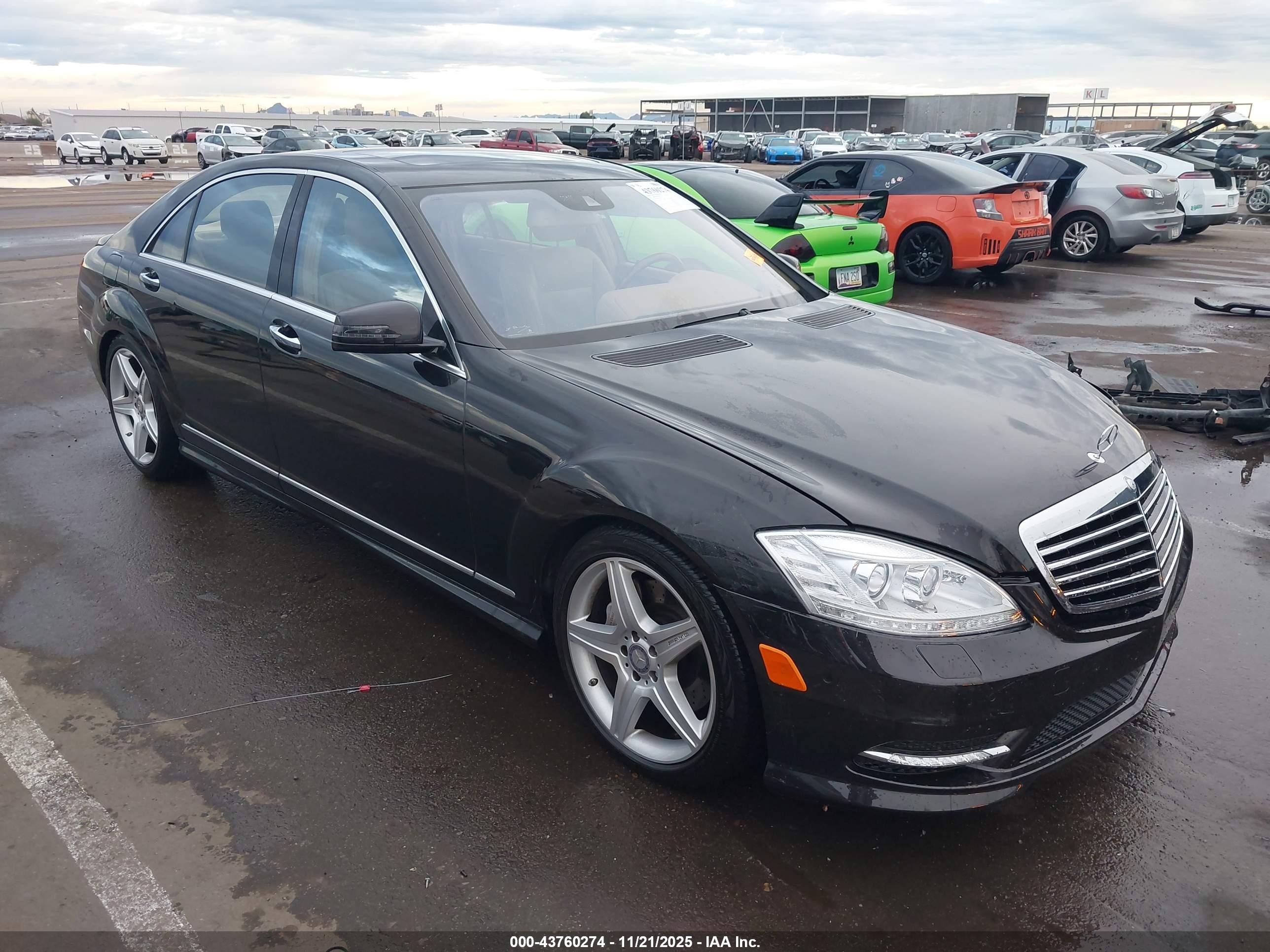 2010 Mercedes-Benz S 550, VIN WDDNG7BB5AA331814 — Front end