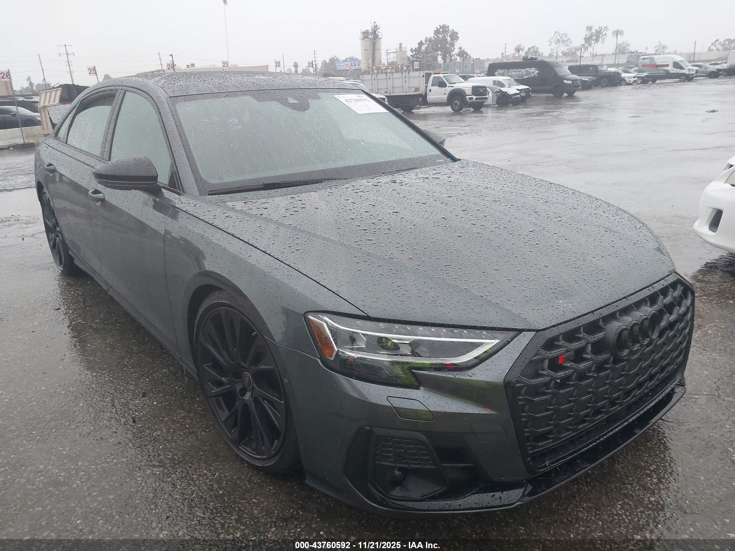2025 Audi S8, VIN WAULSAF81SN002580 — Rear end