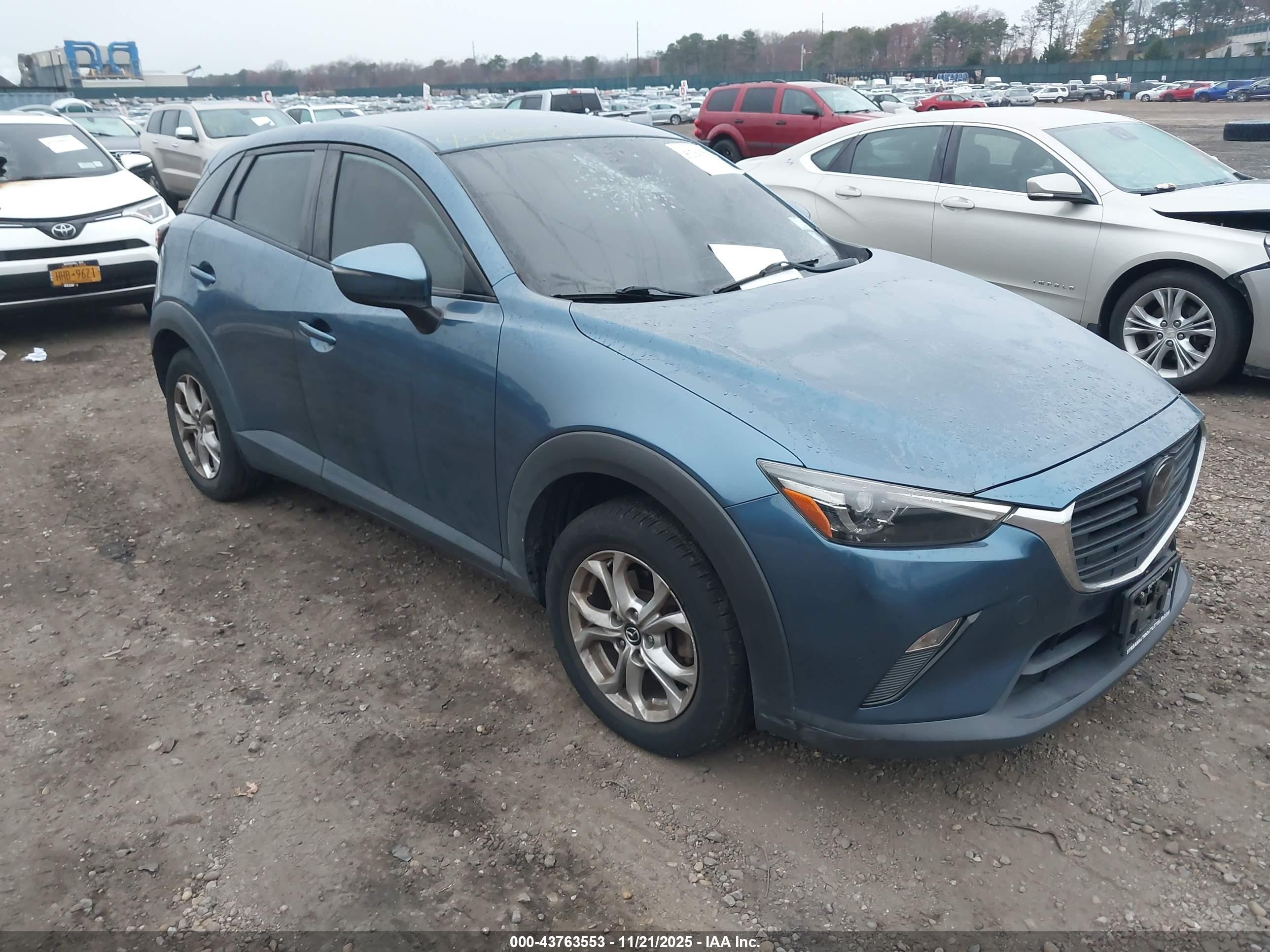 2020 Mazda CX-3 Sport, VIN JM1DKFB76L1470704 — Interior fire