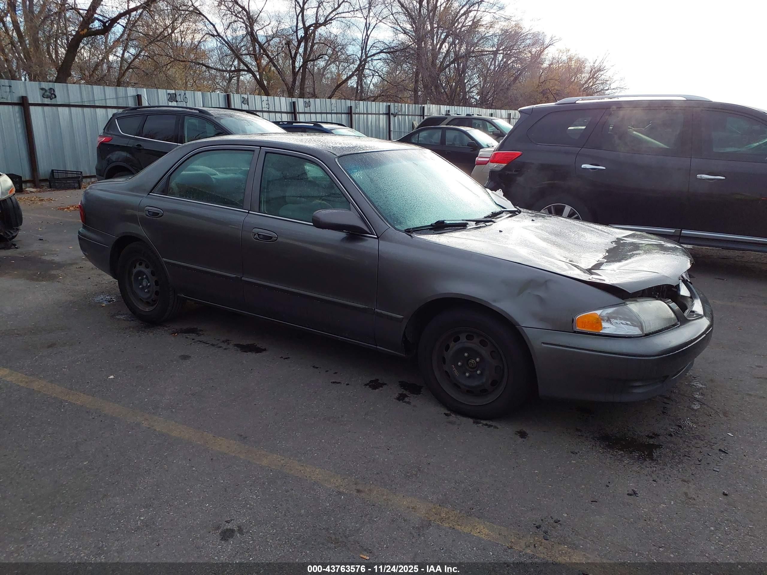 2002 Mazda 626 LX, VIN 1YVGF22D325286161 — All over