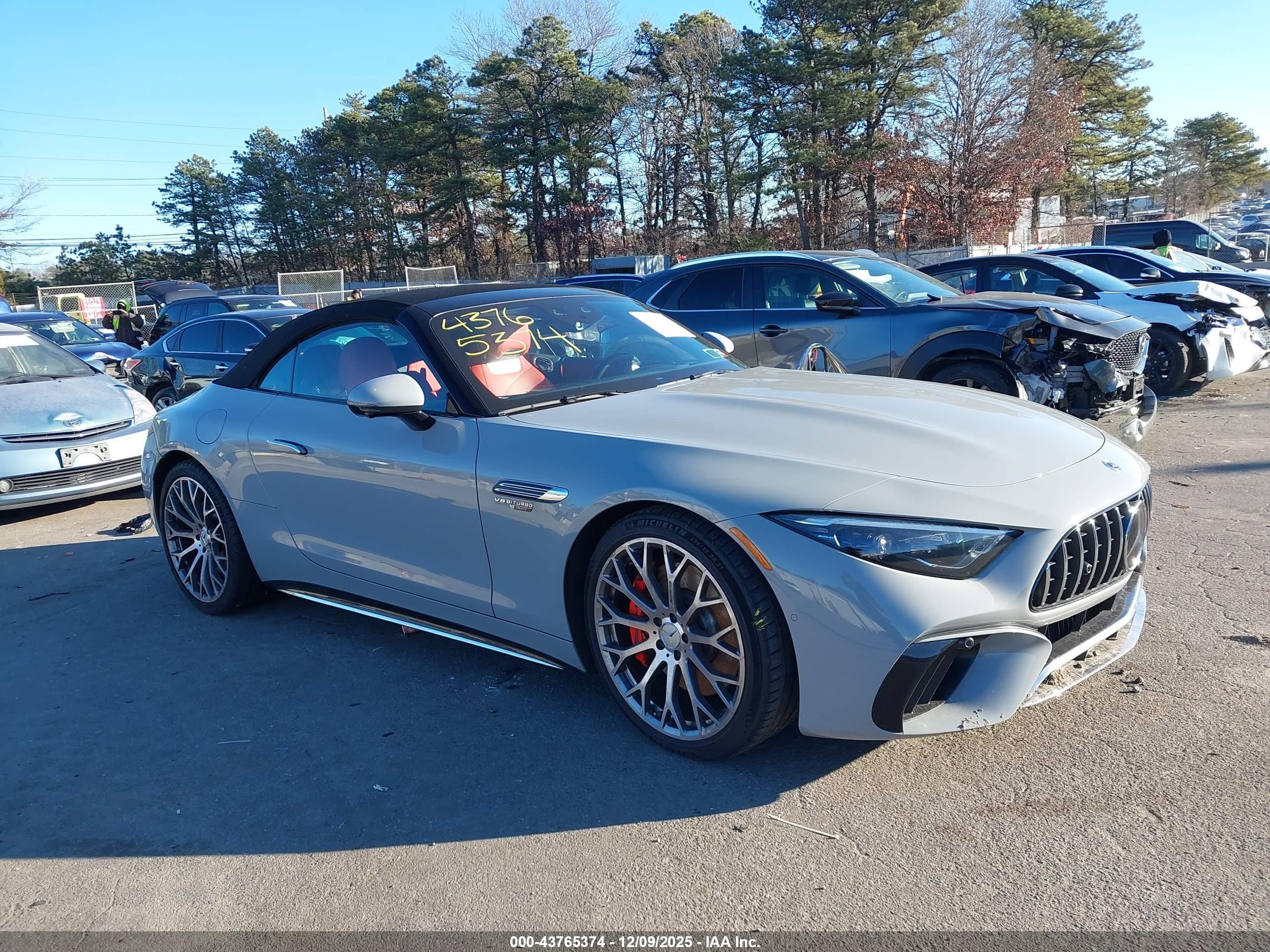2022 Mercedes-Benz SL 55 AMG, VIN W1KVK8AB7NF002255 — Water / flood