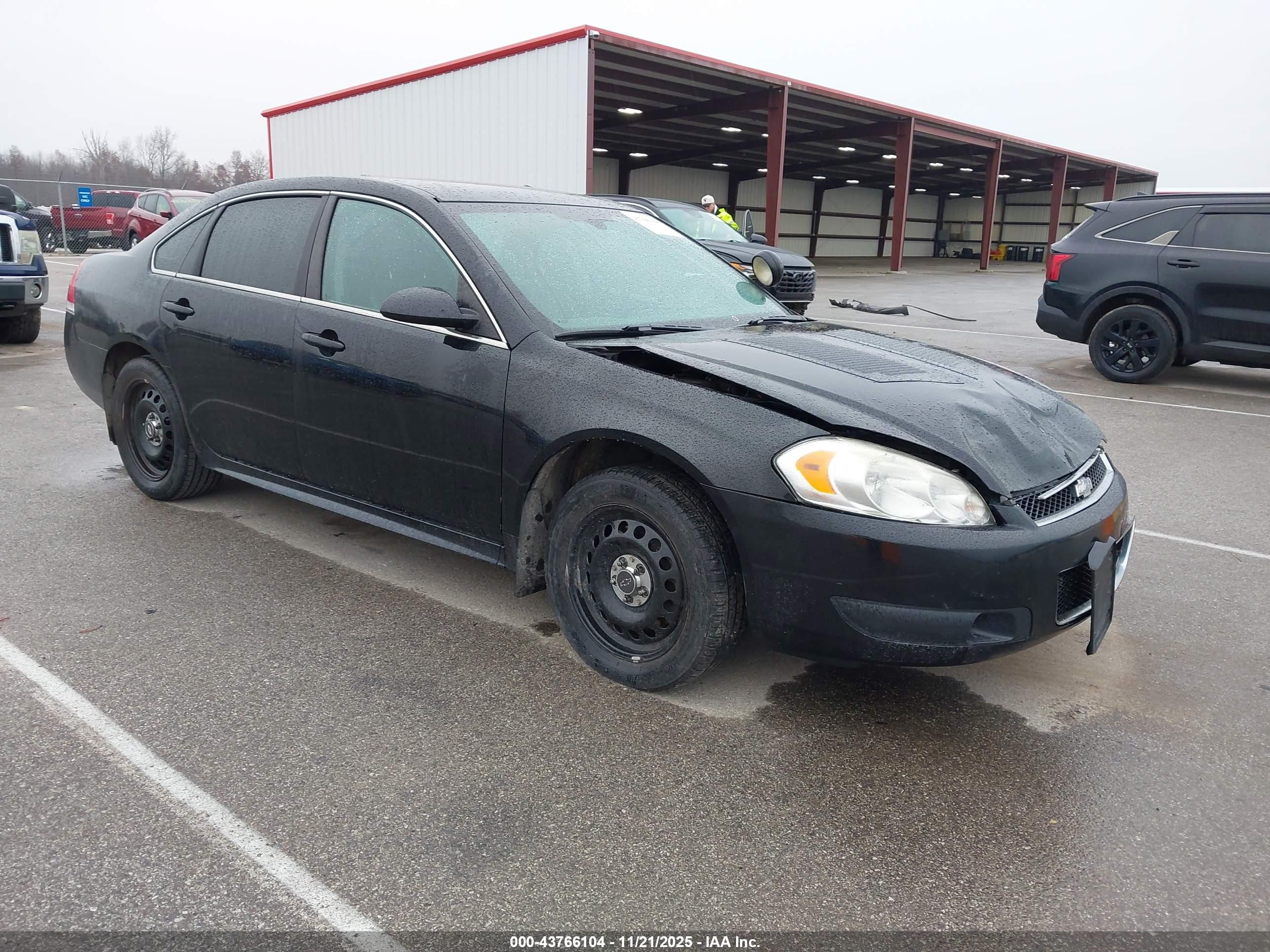 2013 Chevrolet Impala Police, VIN 2G1WD5E35D1225435 — Front end