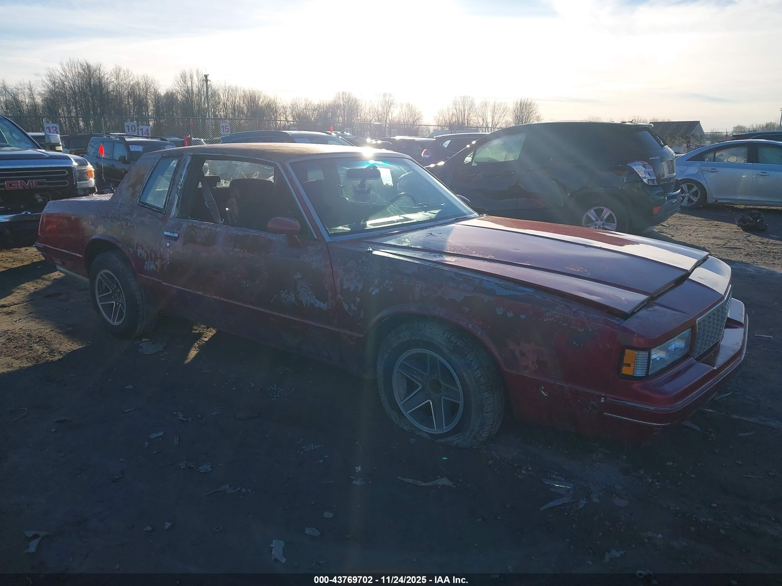 1987 Chevrolet Monte Carlo, VIN 1G1GZ11Z0HP125776 — Side