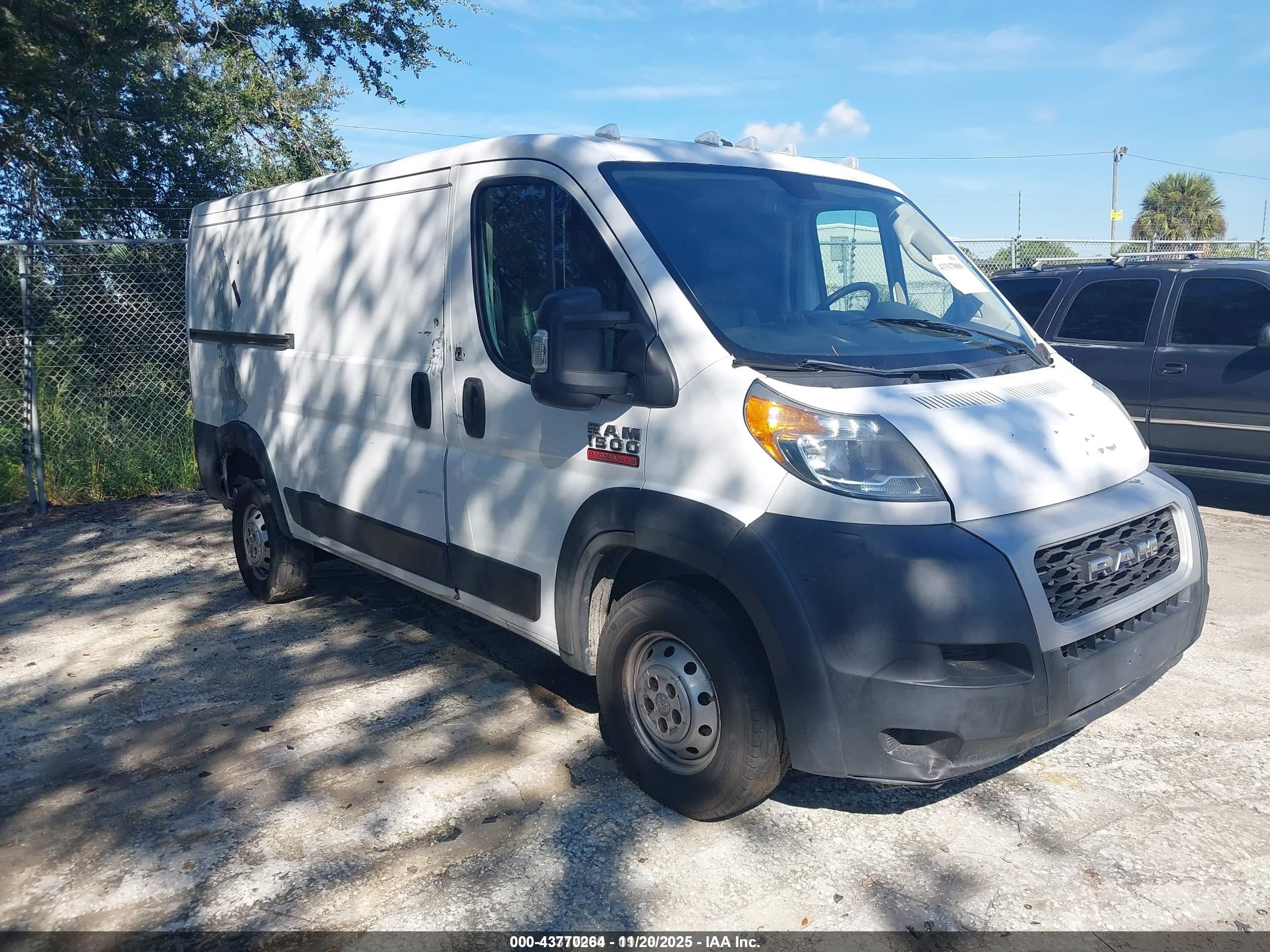 2019 Ram ProMaster Cargo, VIN 3C6TRVAG5KE501835 — Electrical
