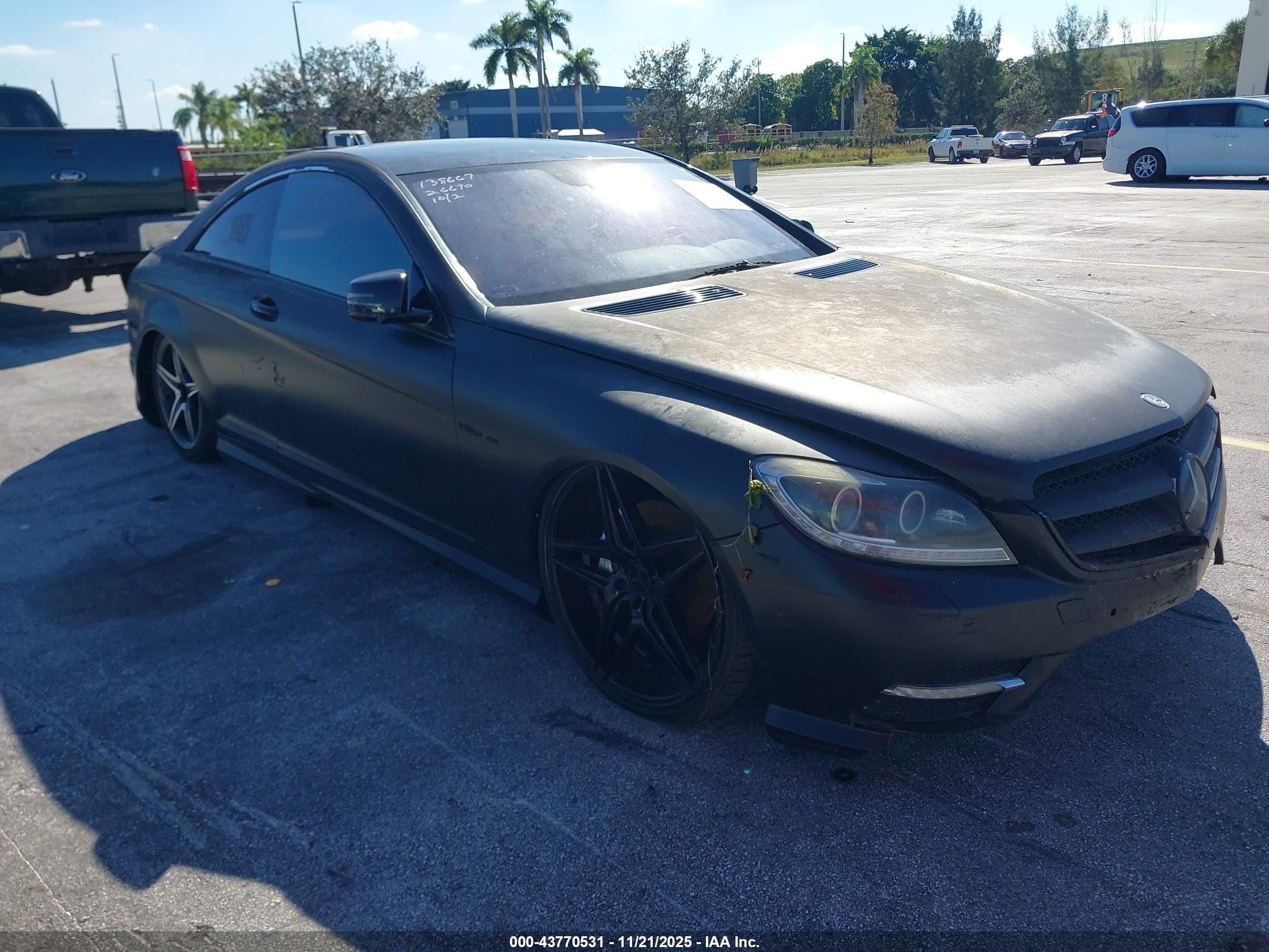 2011 Mercedes-Benz CL 550, VIN WDDEJ9EB2BA026670 — Rear end