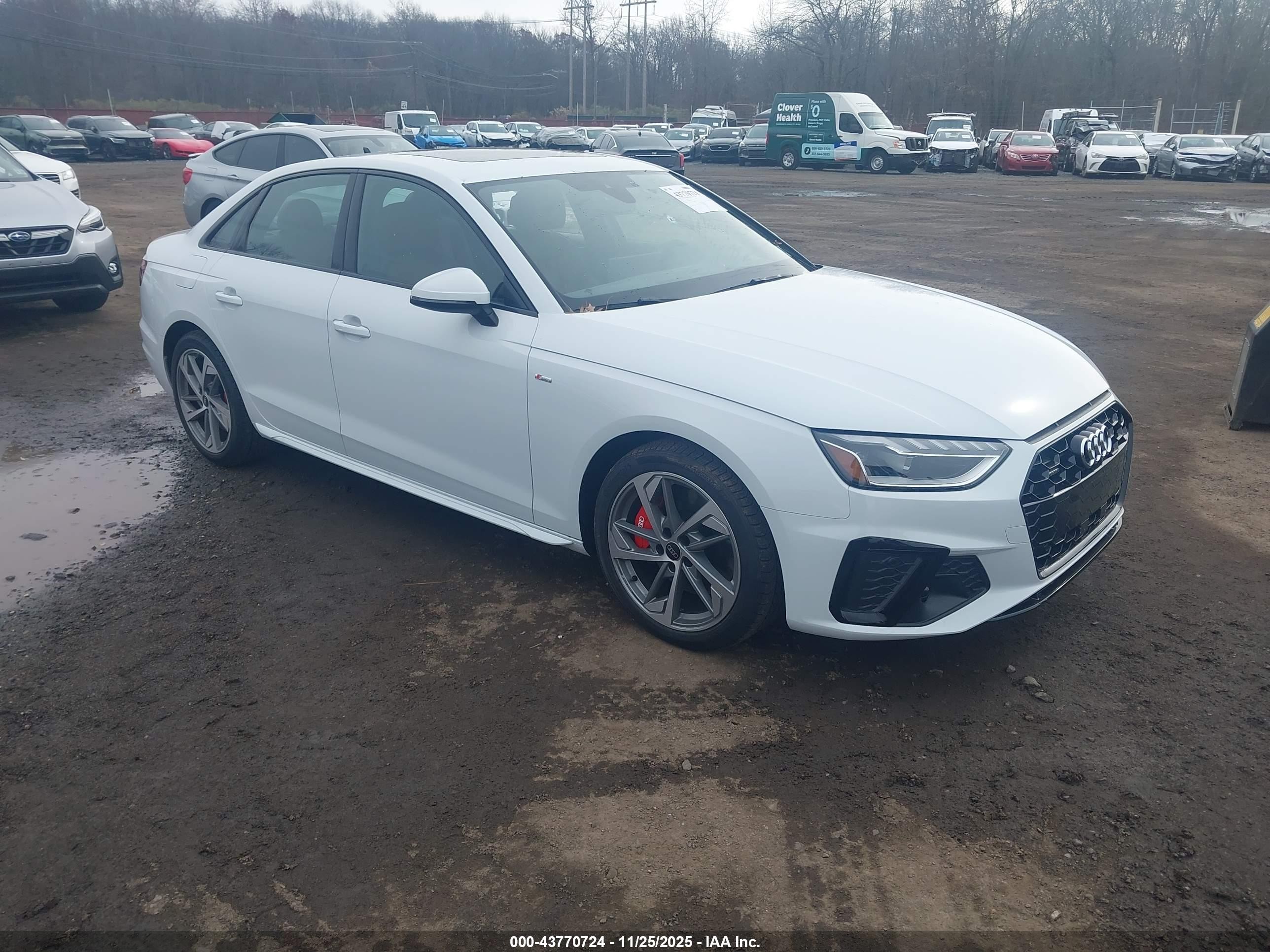 2025 Audi A4 S line Premium, VIN WAUDAAF45SN000173 — Vandalism