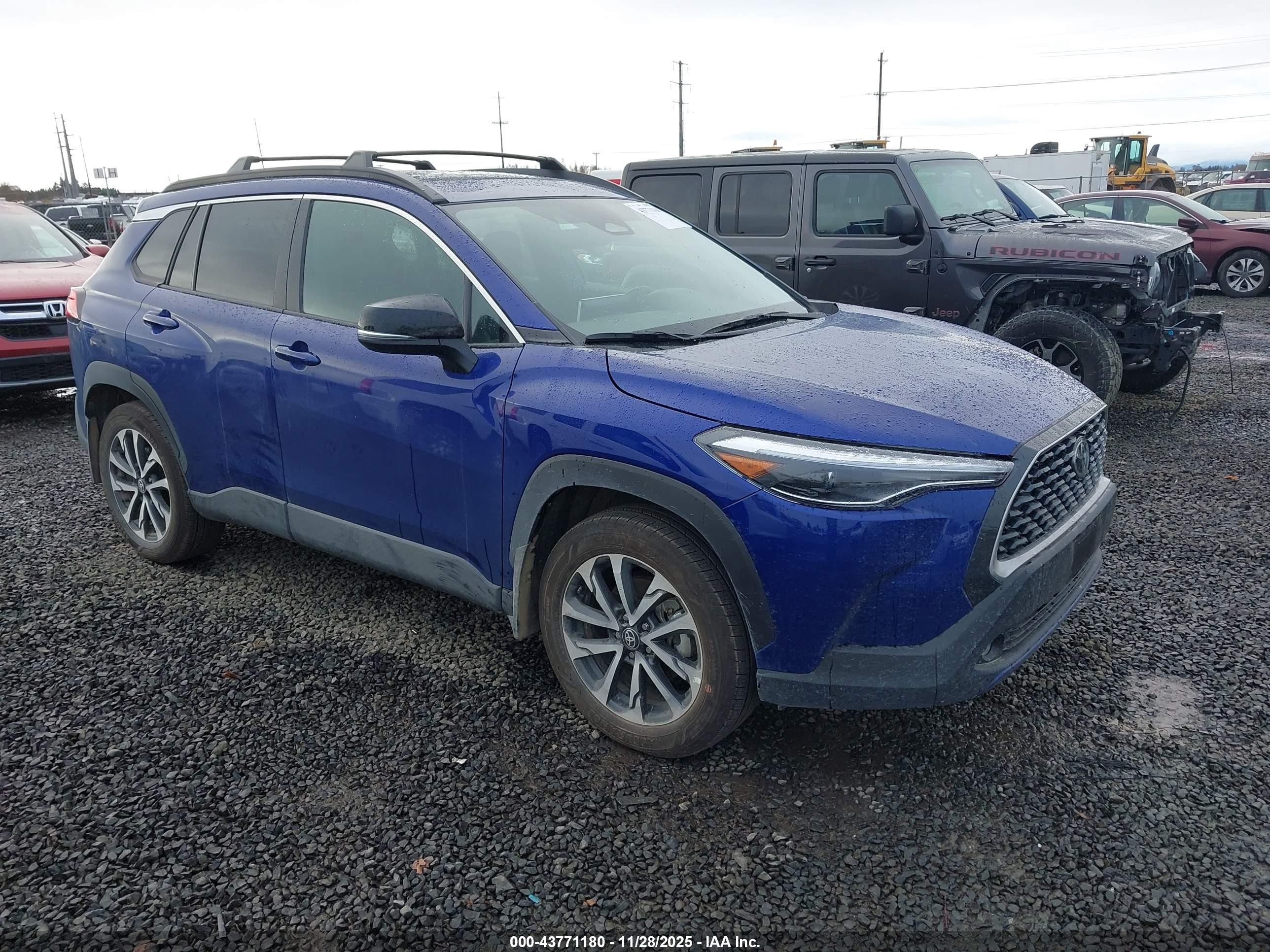 2025 Toyota Corolla Cross XLE, VIN 7MUDAABG4SV141335 — Biohazard / chemical