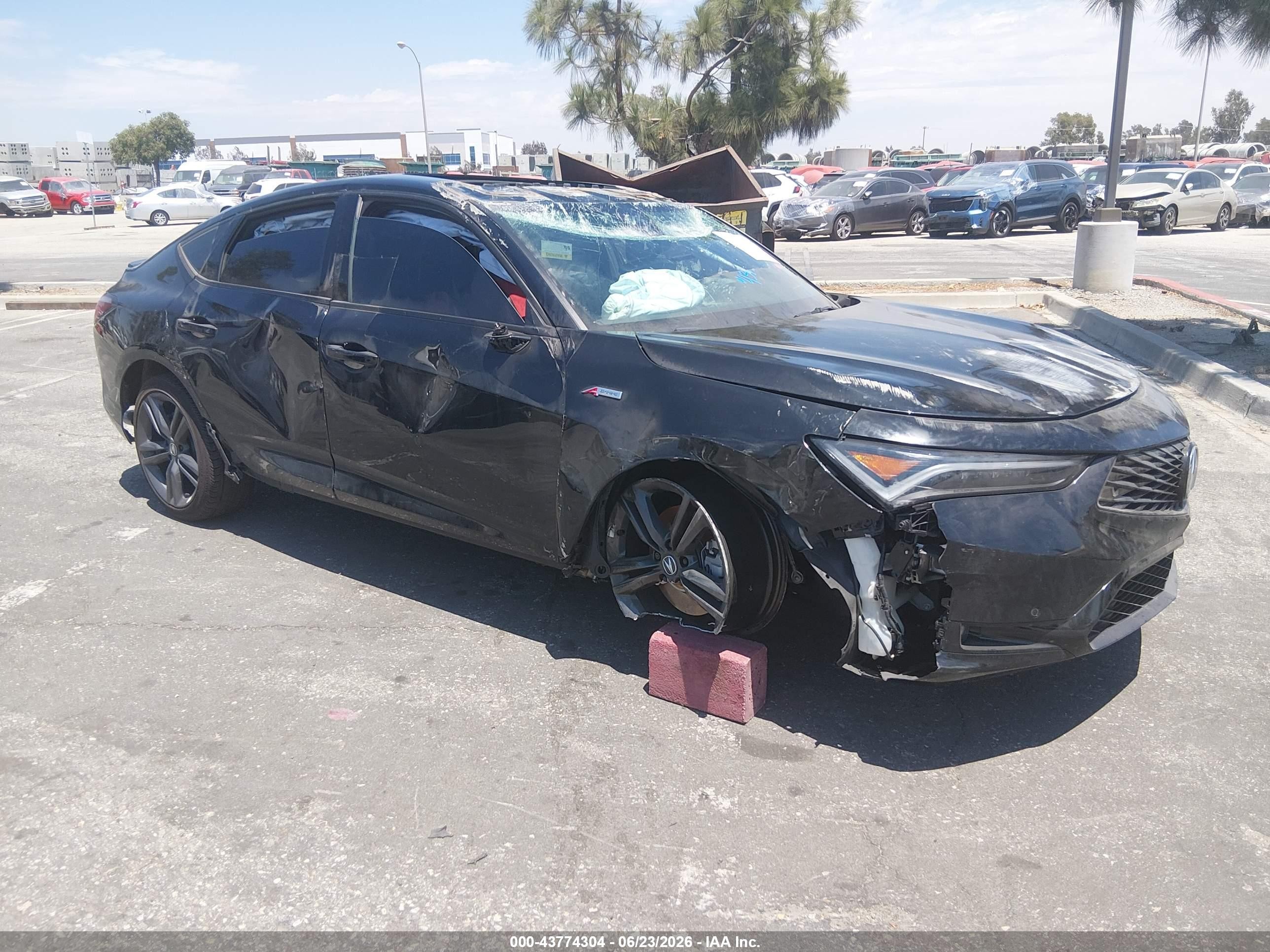 2025 Acura Integra Technology, VIN 19UDE4H68SA012866 — Опрокидывание