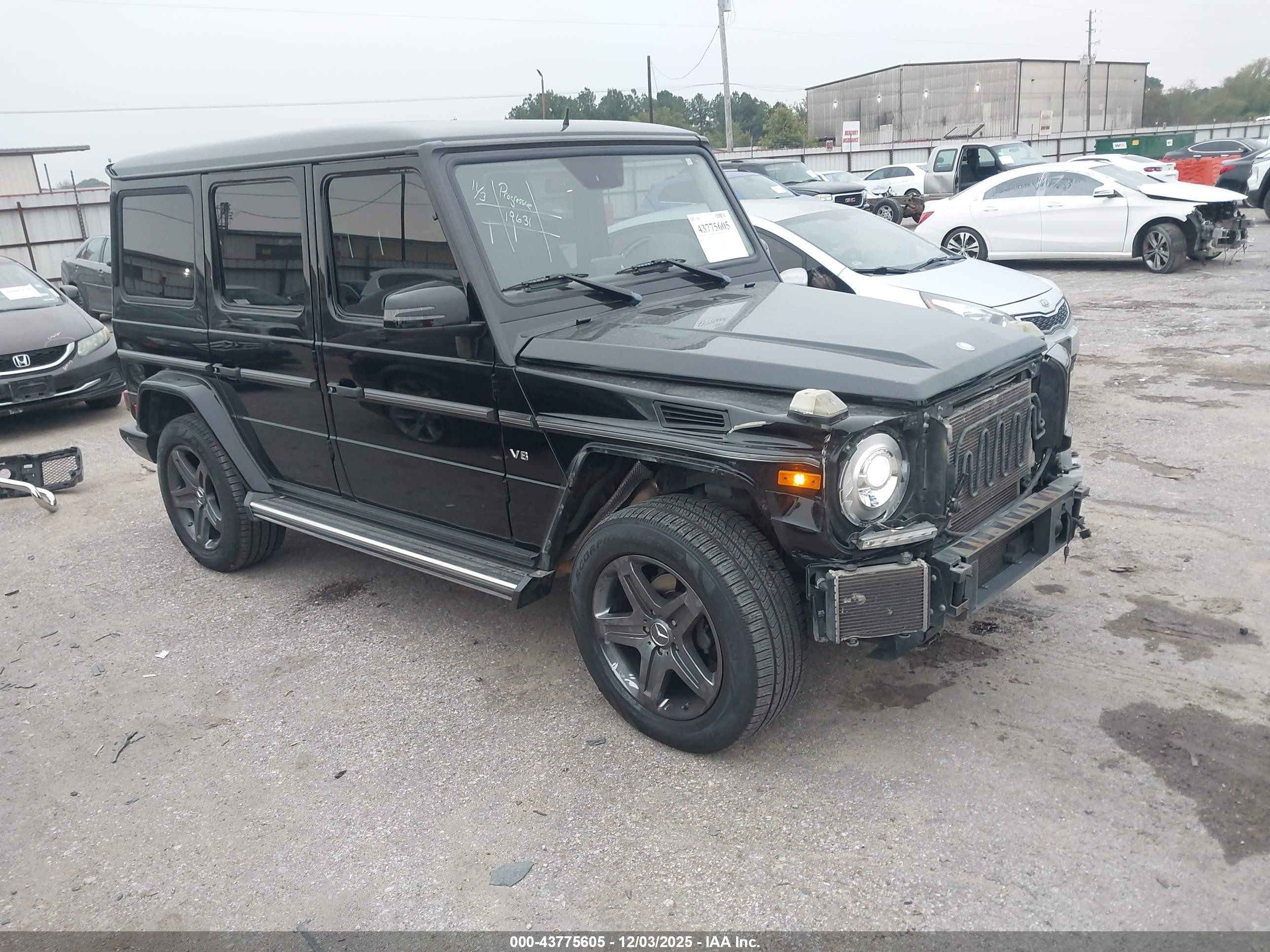 2016 Mercedes-Benz G 550, VIN WDCYC3KF8GX252152 — Front end