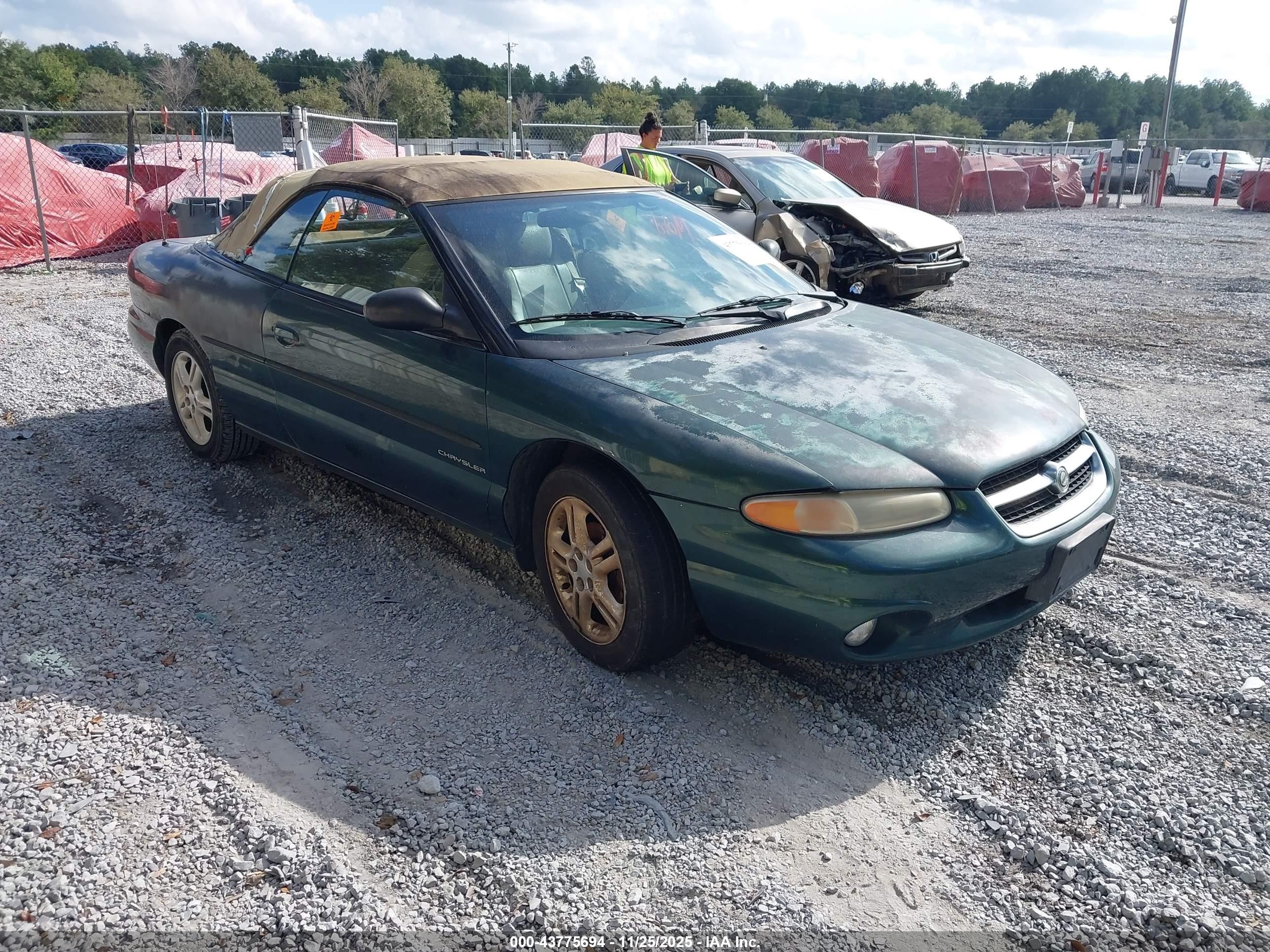 1997 Chrysler Sebring JXi, VIN 3C3EL55H3VT598690 — Биологическое загрязнение
