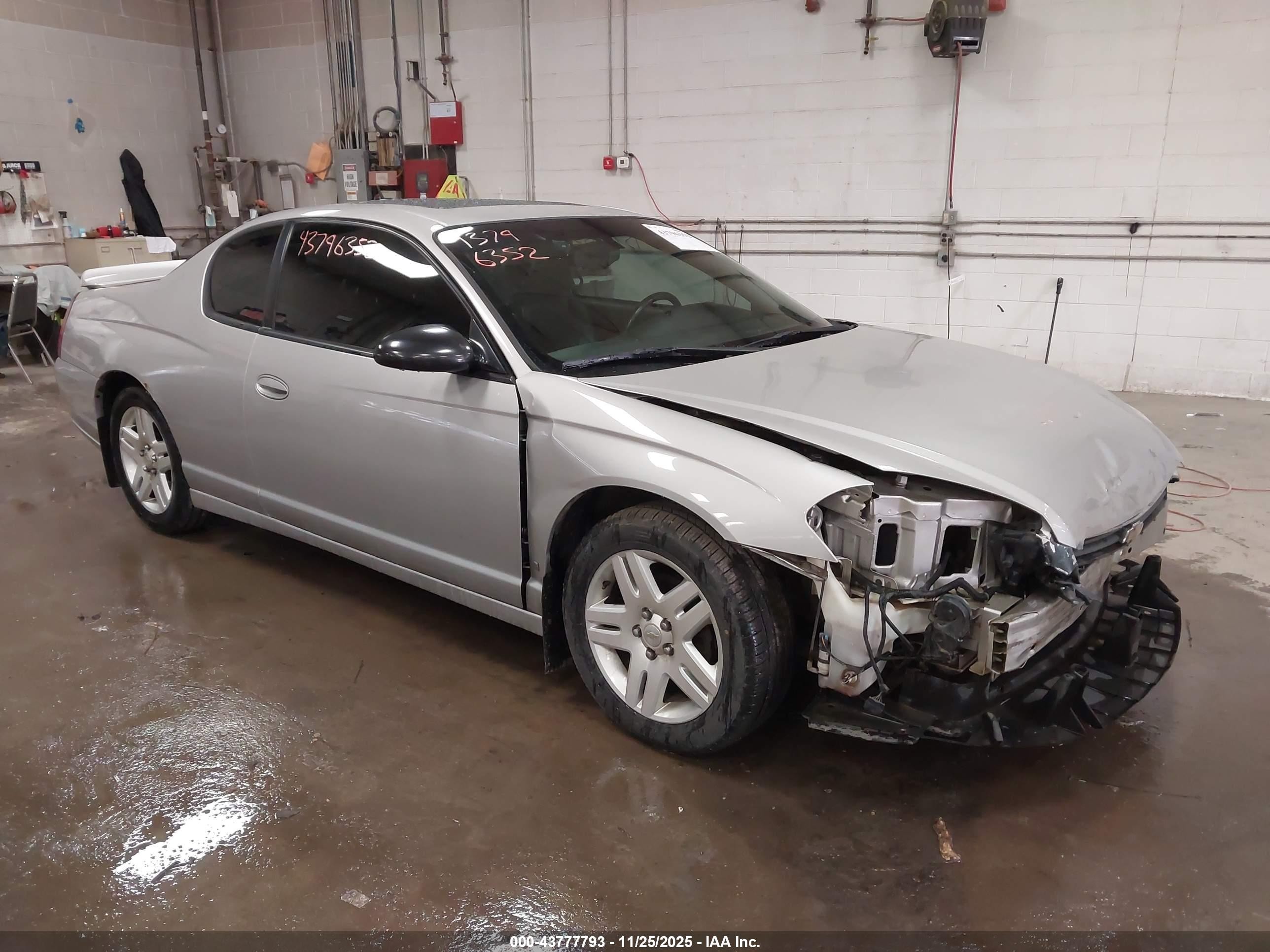 2007 Chevrolet Monte Carlo LT, VIN 2G1WK15K679163054 — Front end