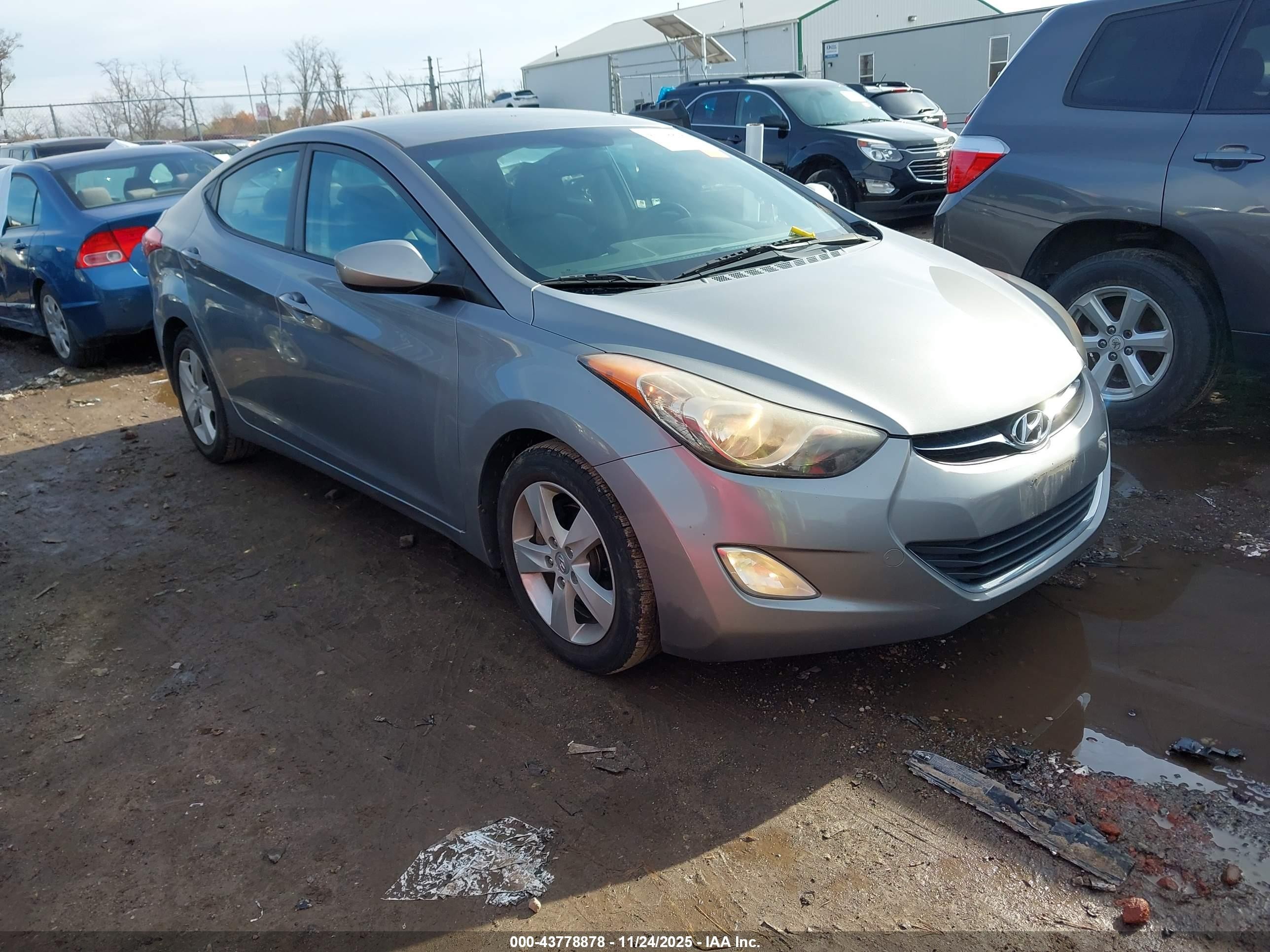 2012 Hyundai Elantra GLS, VIN KMHDH4AE6CU433052 — Rear end