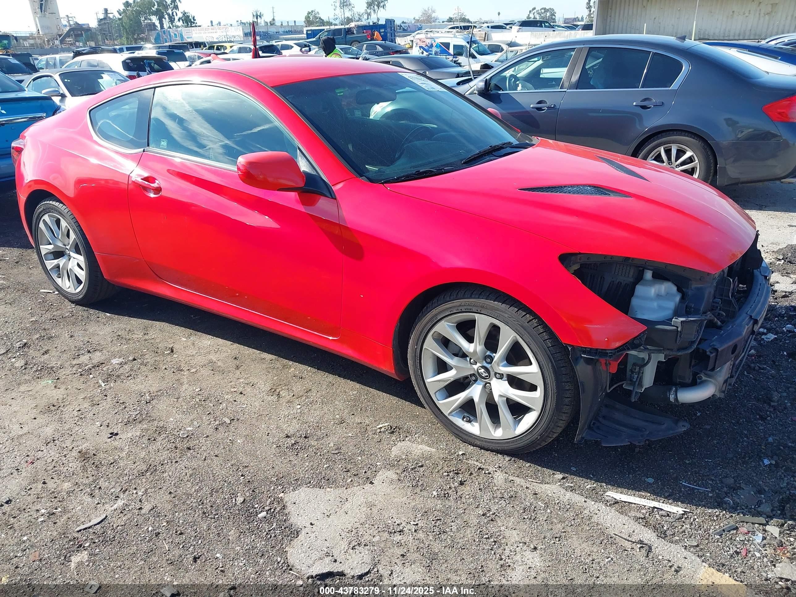 2013 Hyundai Genesis Coupe Premium, VIN KMHHT6KD5DU086753 — Front end